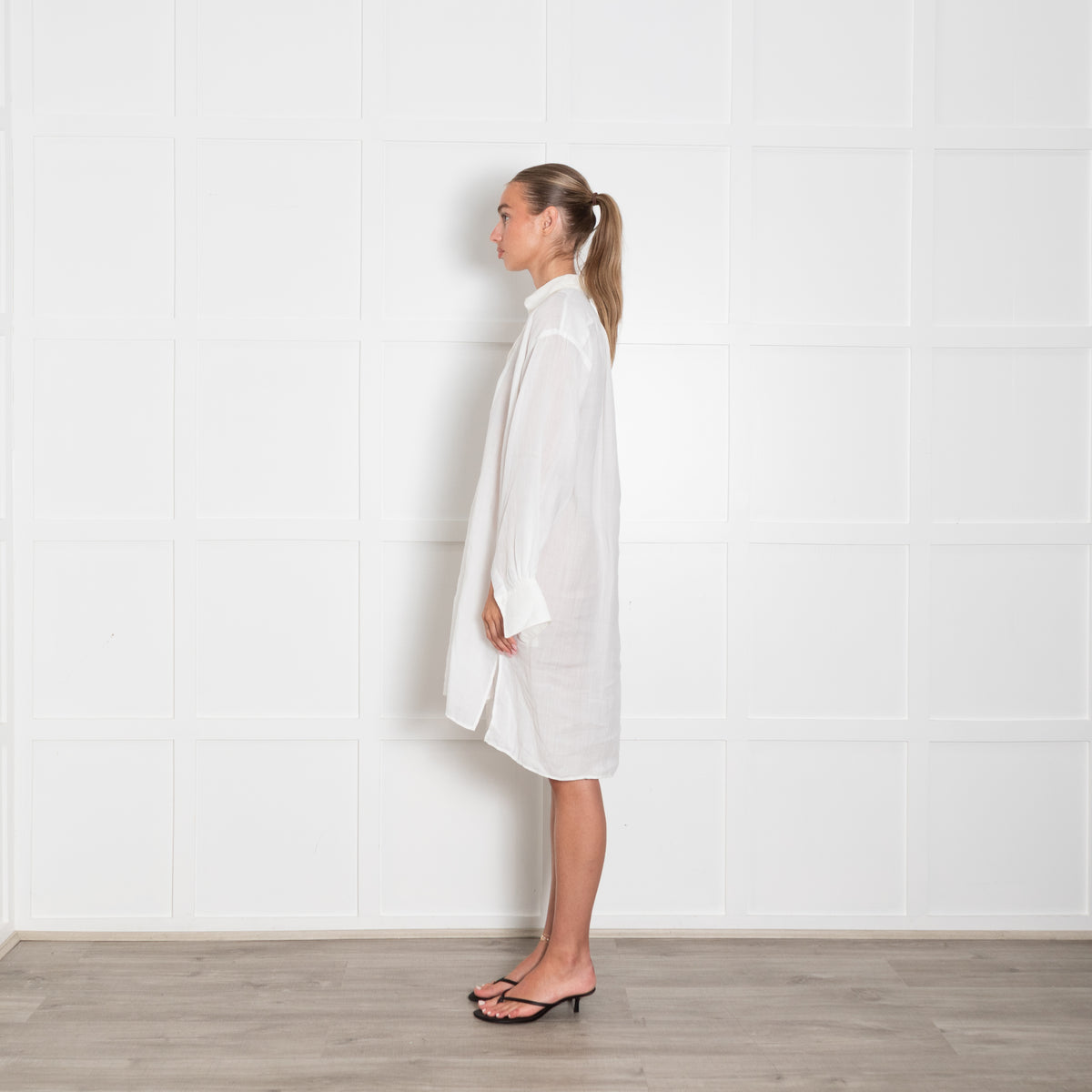 Su Luxury Resort Wear White Linen Cover Up