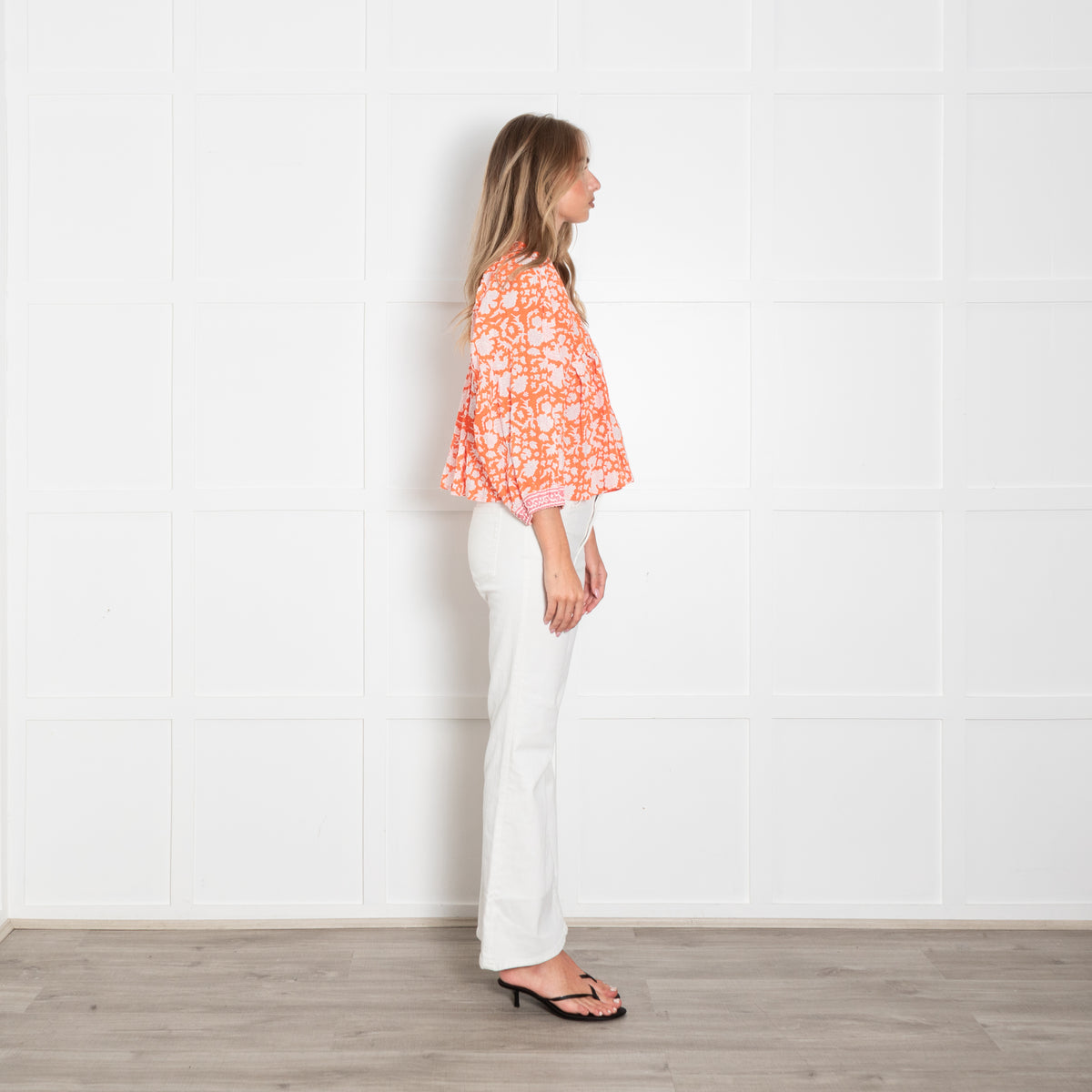 SZ Blockprints Orange Eva Top