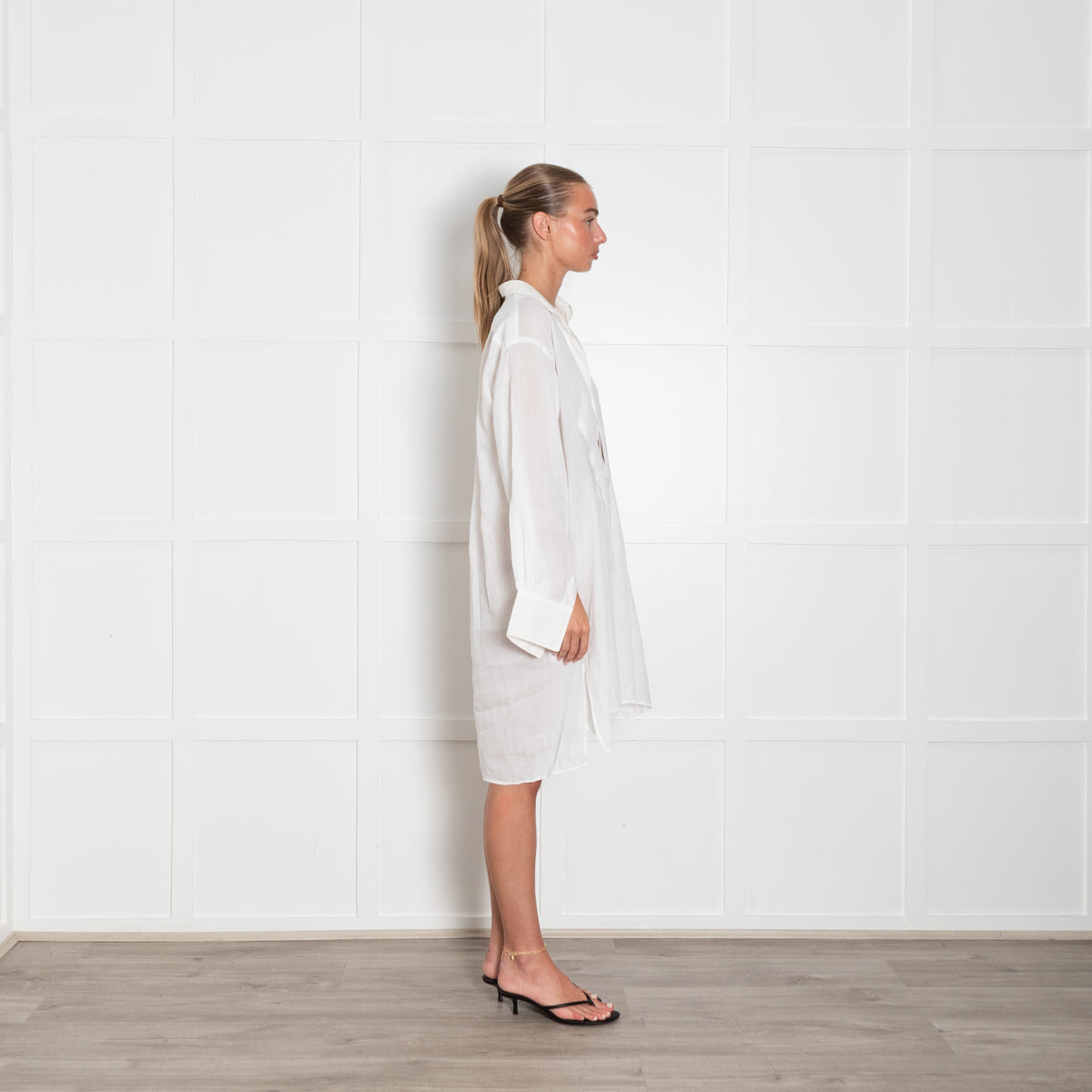 Su Luxury Resort Wear White Linen Cover Up