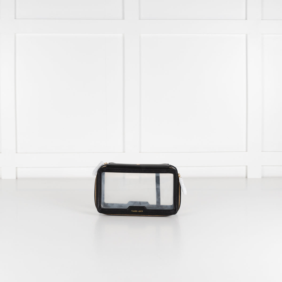 Anya Hindmarch In Flight Black Makeup Bags