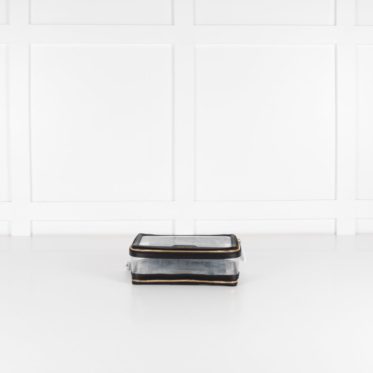 Anya Hindmarch In Flight Black Makeup Bags