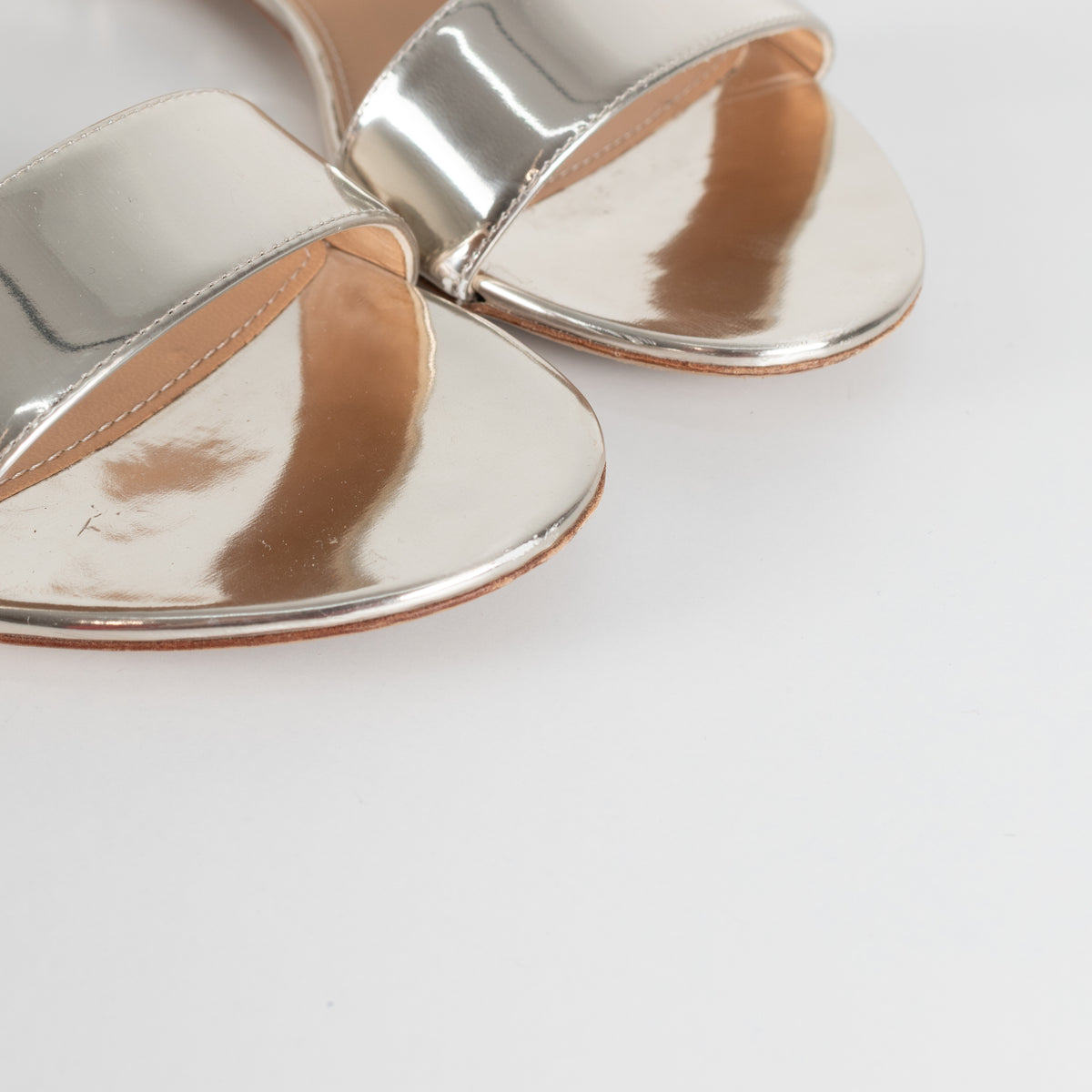 Salvatore Ferragamo Gold Flat Sandals