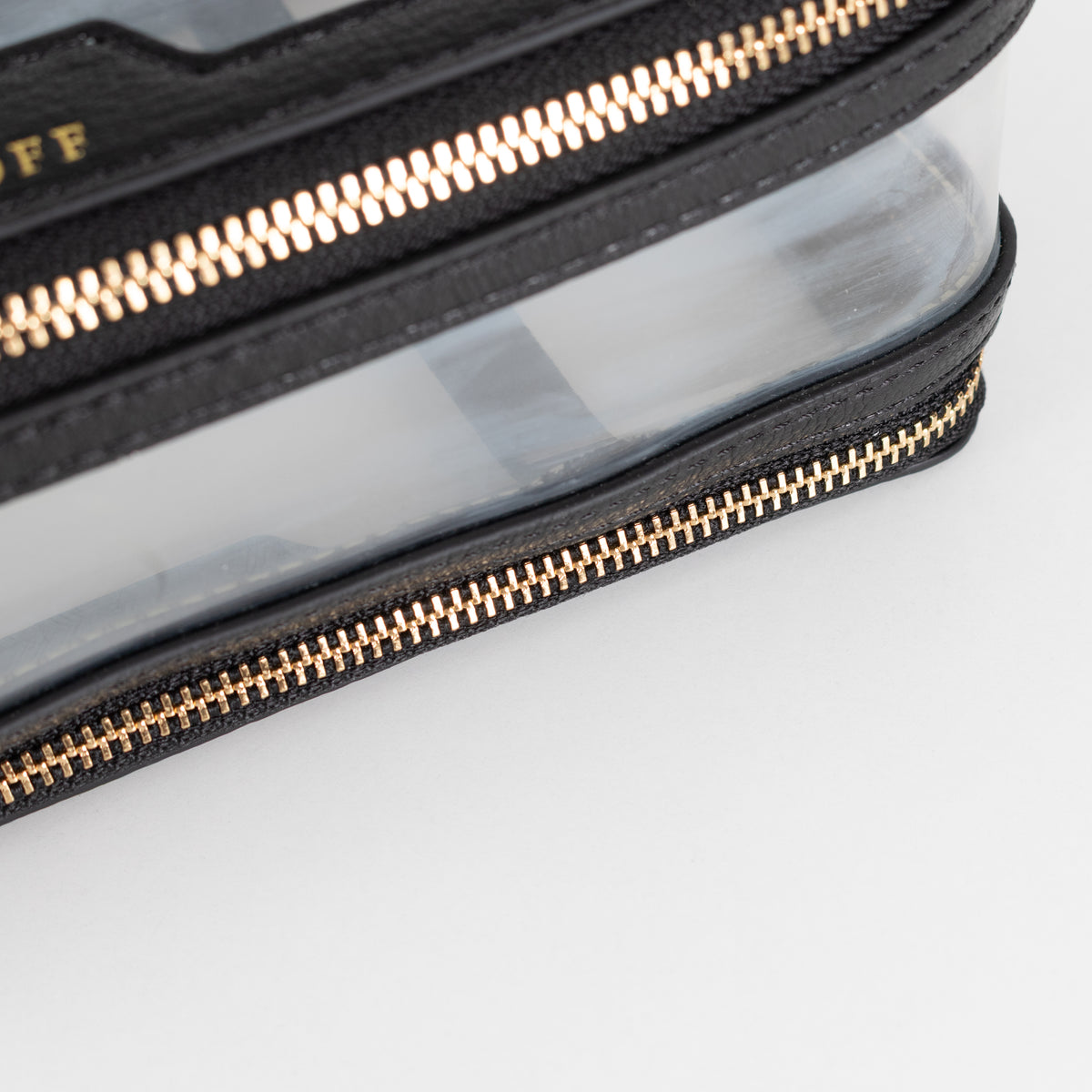 Anya Hindmarch In Flight Black Makeup Bags