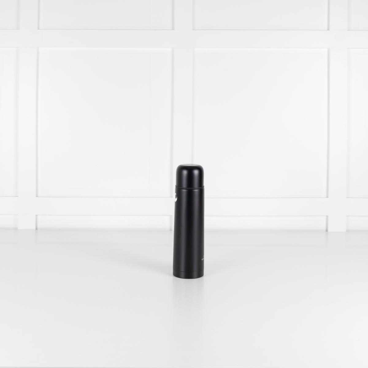 Anya Hindmarch Eyes in Black Stainless Steel Flask