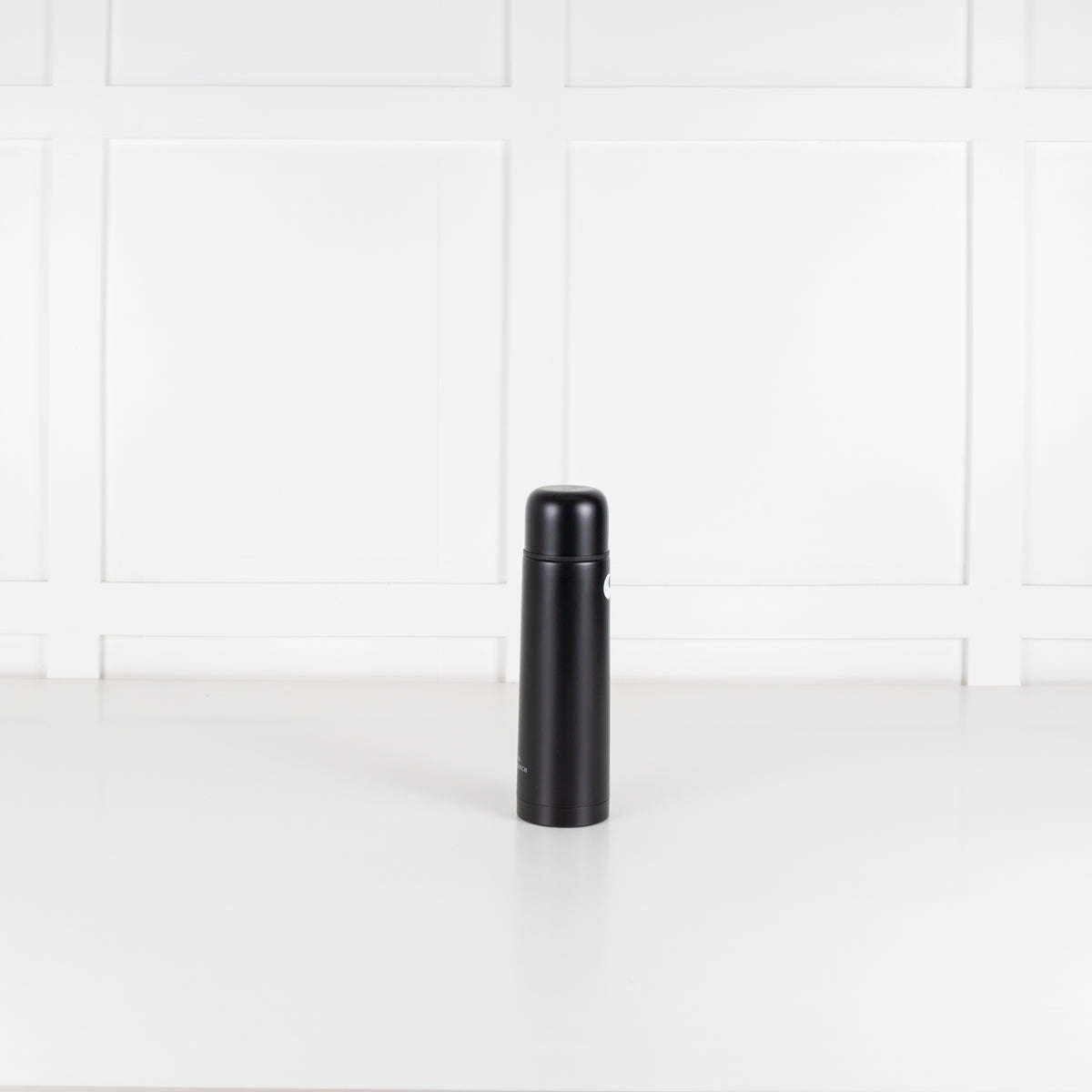 Anya Hindmarch Eyes in Black Stainless Steel Flask