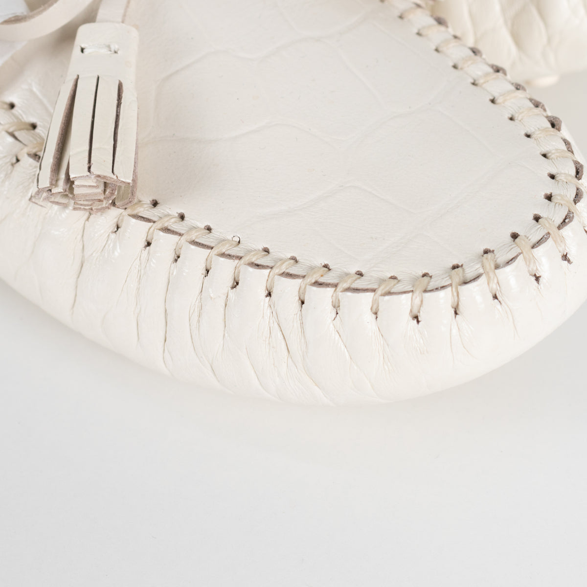 Cole Haan White Croc Print Driving Shoe
