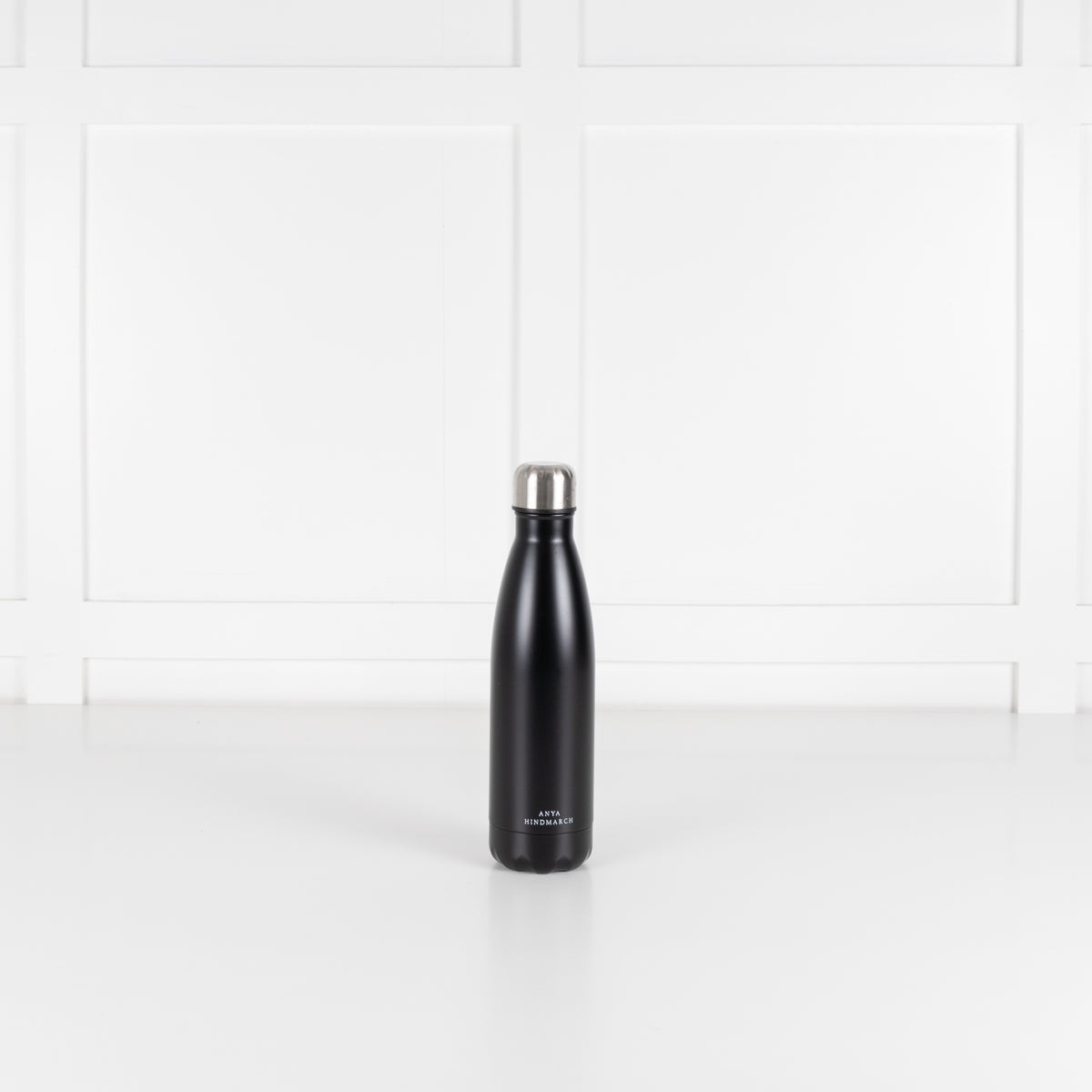 Anya Hindmarch Eyes in Black Stainless Steel Water Bottle