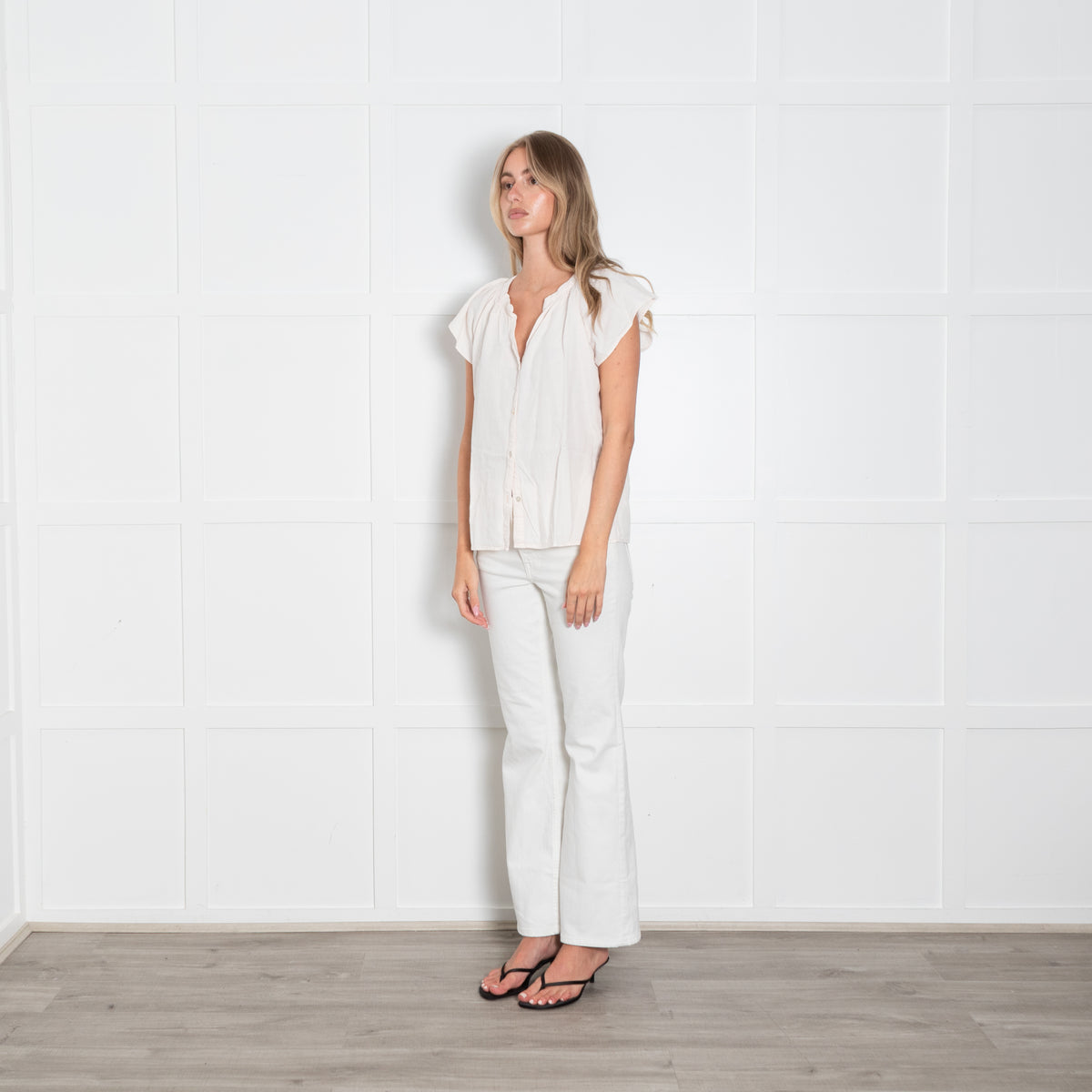 Rails Pale Pink Cap Sleeve Top