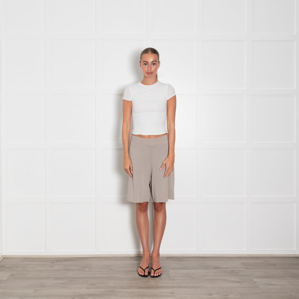 Studio Nicholson Grey Cotton Mix Shorts