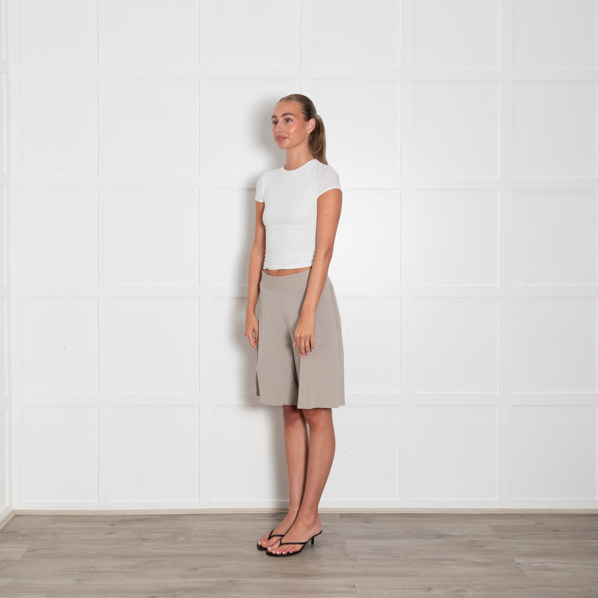 Studio Nicholson Grey Cotton Mix Shorts