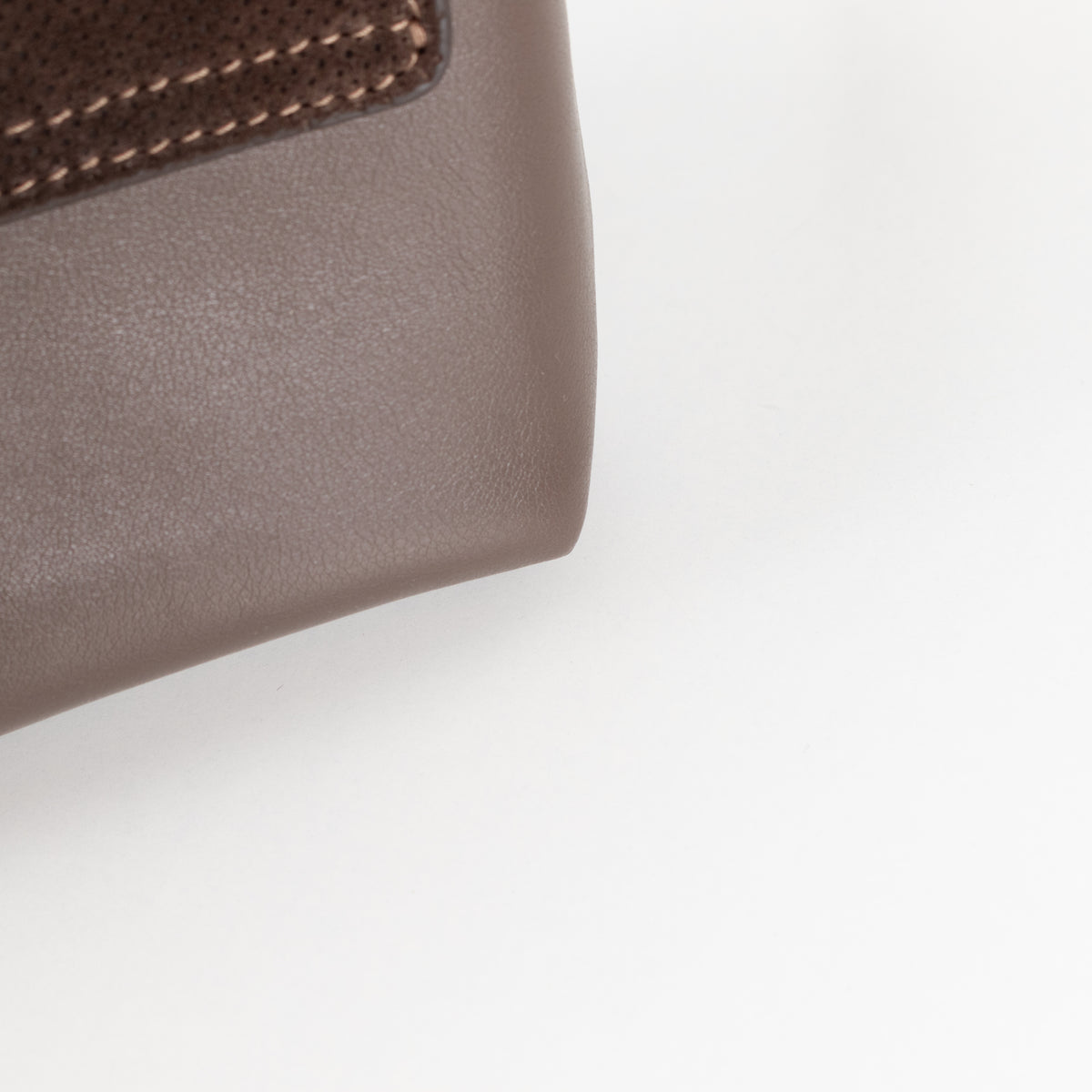 Anya Hindmarch Brown Mortimer Perforted Suede Flap Bag