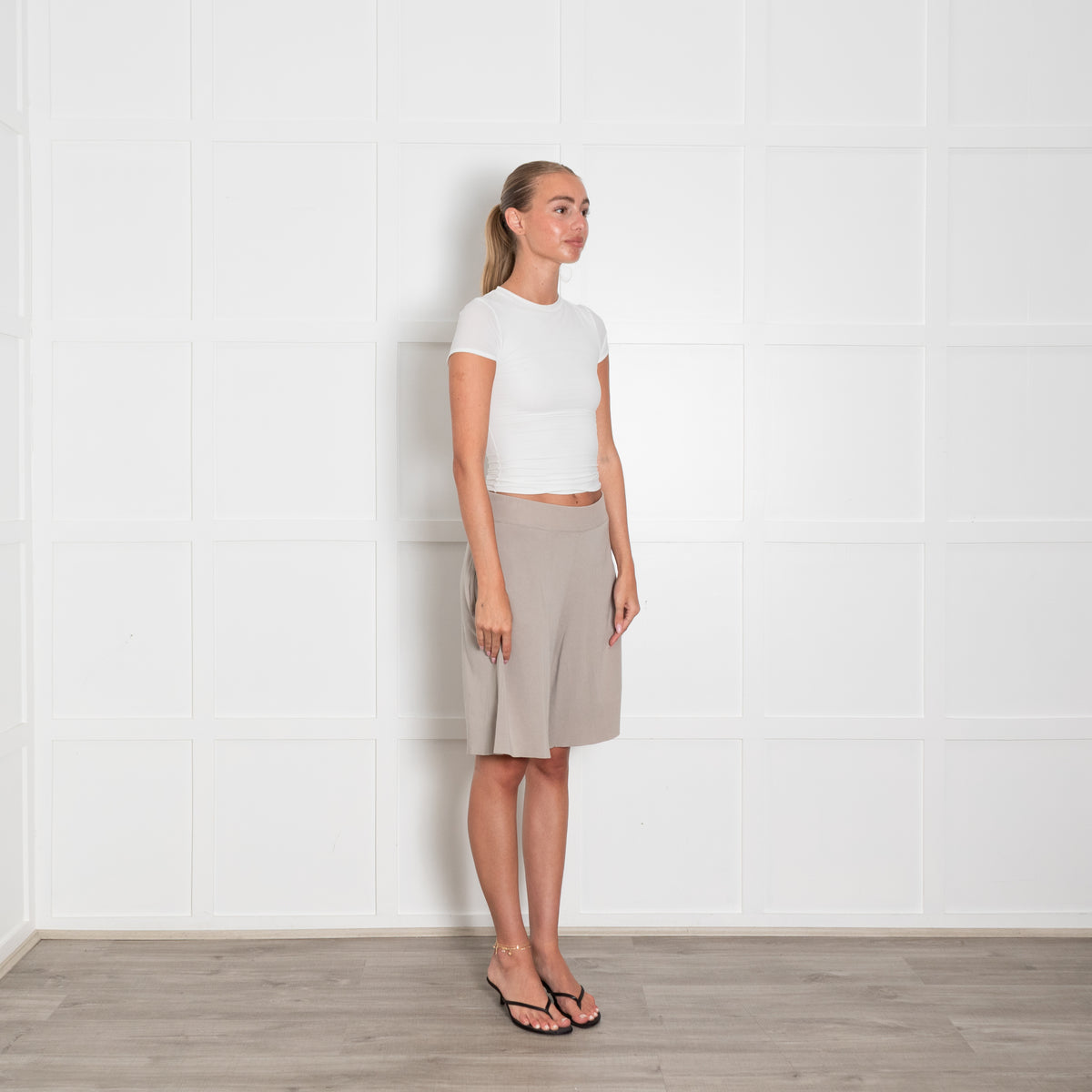 Studio Nicholson Grey Cotton Mix Shorts
