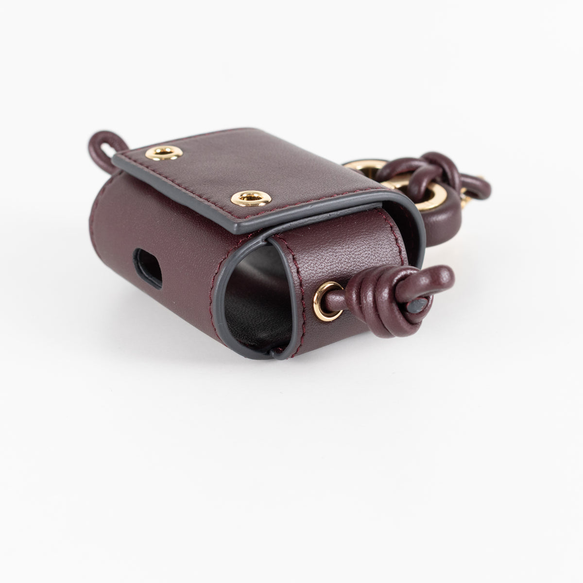 Anya Hindmarch Charm Character Earphone Case in Leather