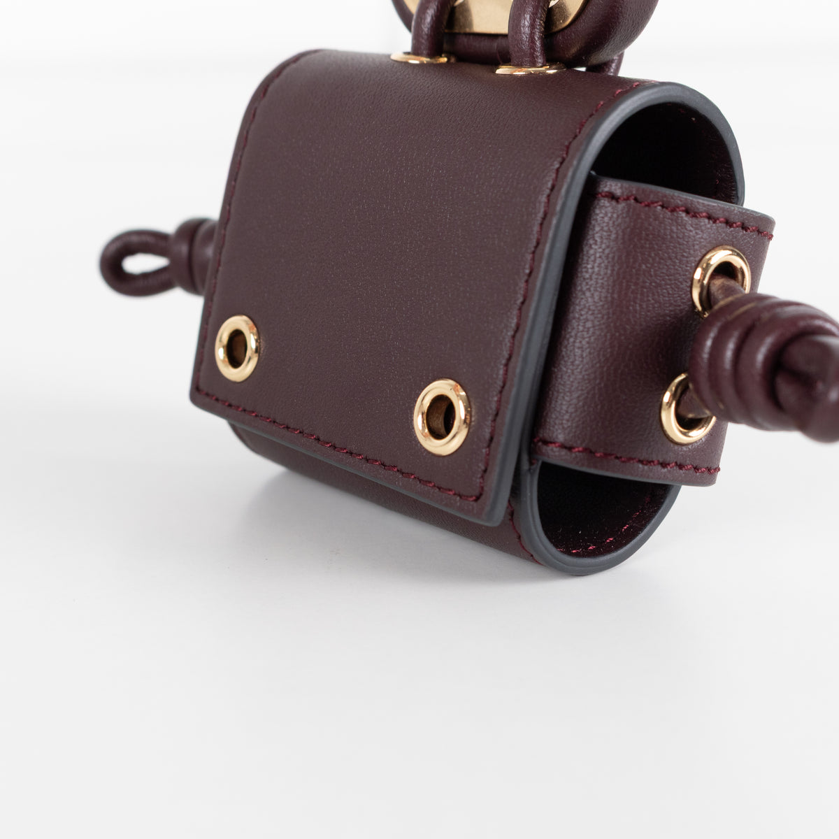 Anya Hindmarch Charm Character Earphone Case in Leather
