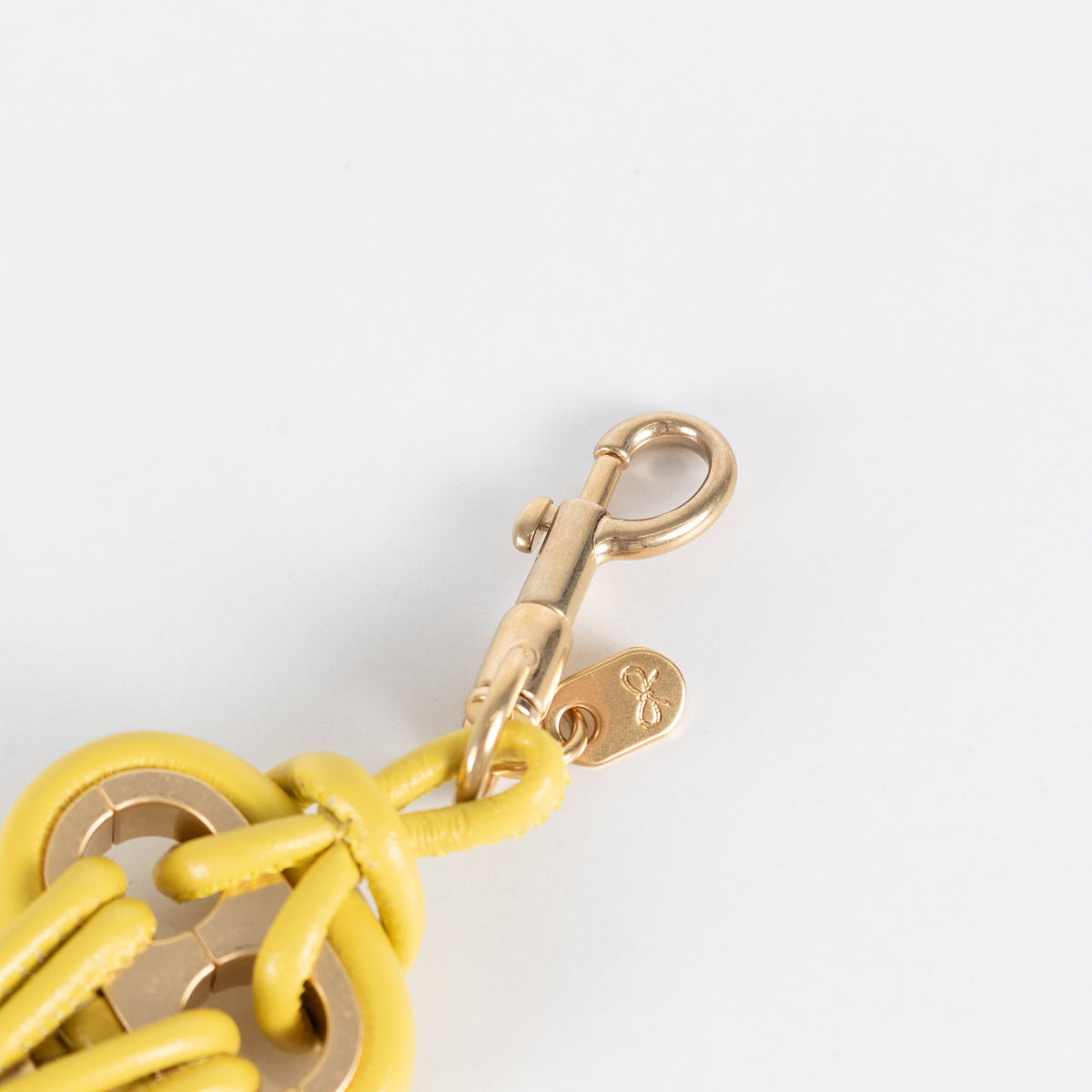 Anya Hindmarch Charm Character Yellow Taxi Keyring