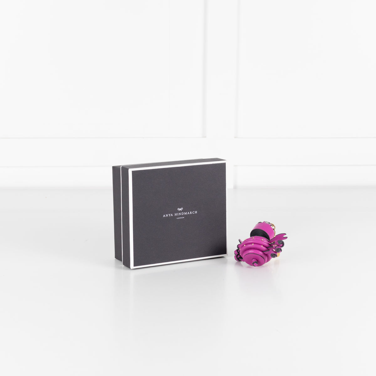 Anya Hindmarch Charm Character Purple Crab Keyring