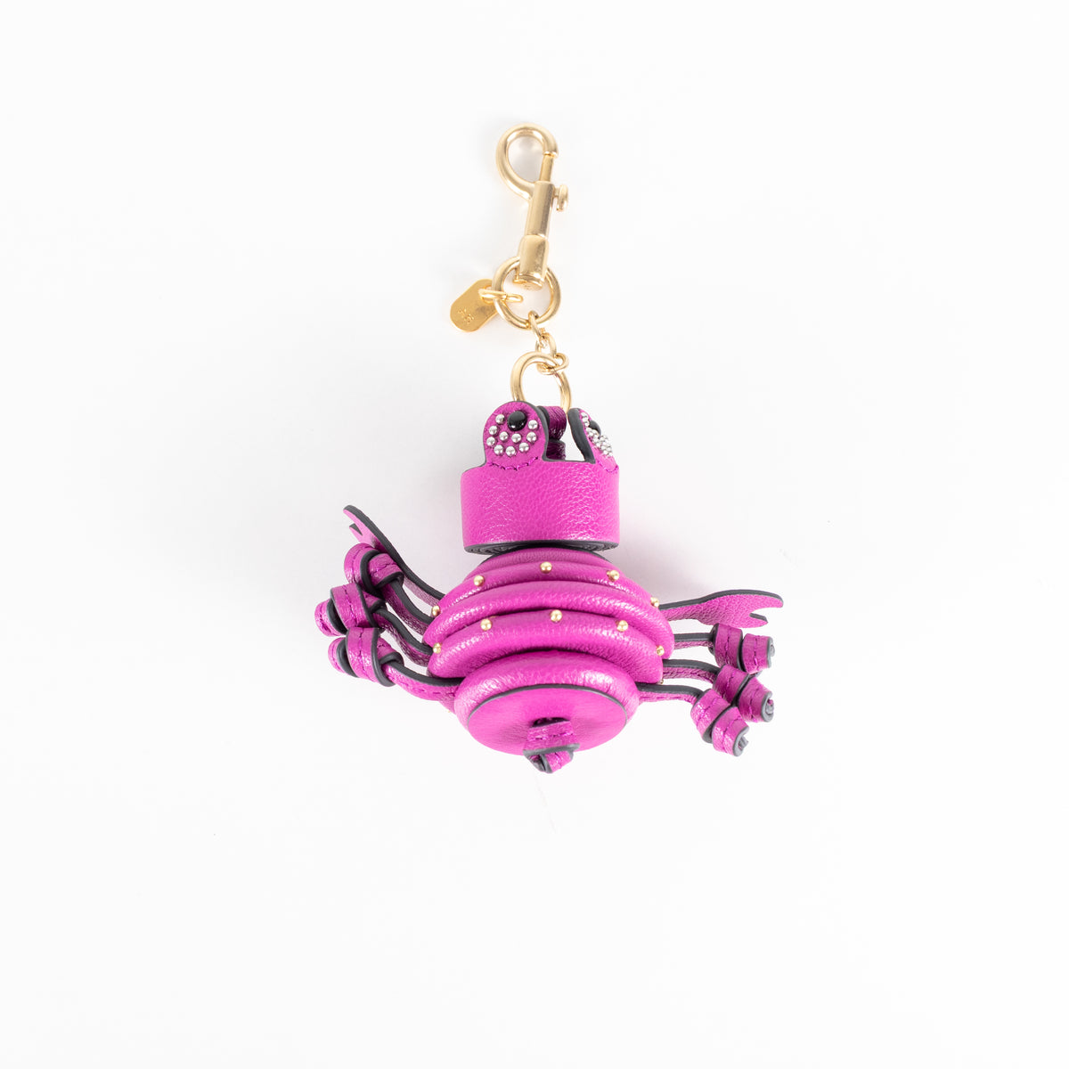 Anya Hindmarch Charm Character Purple Crab Keyring