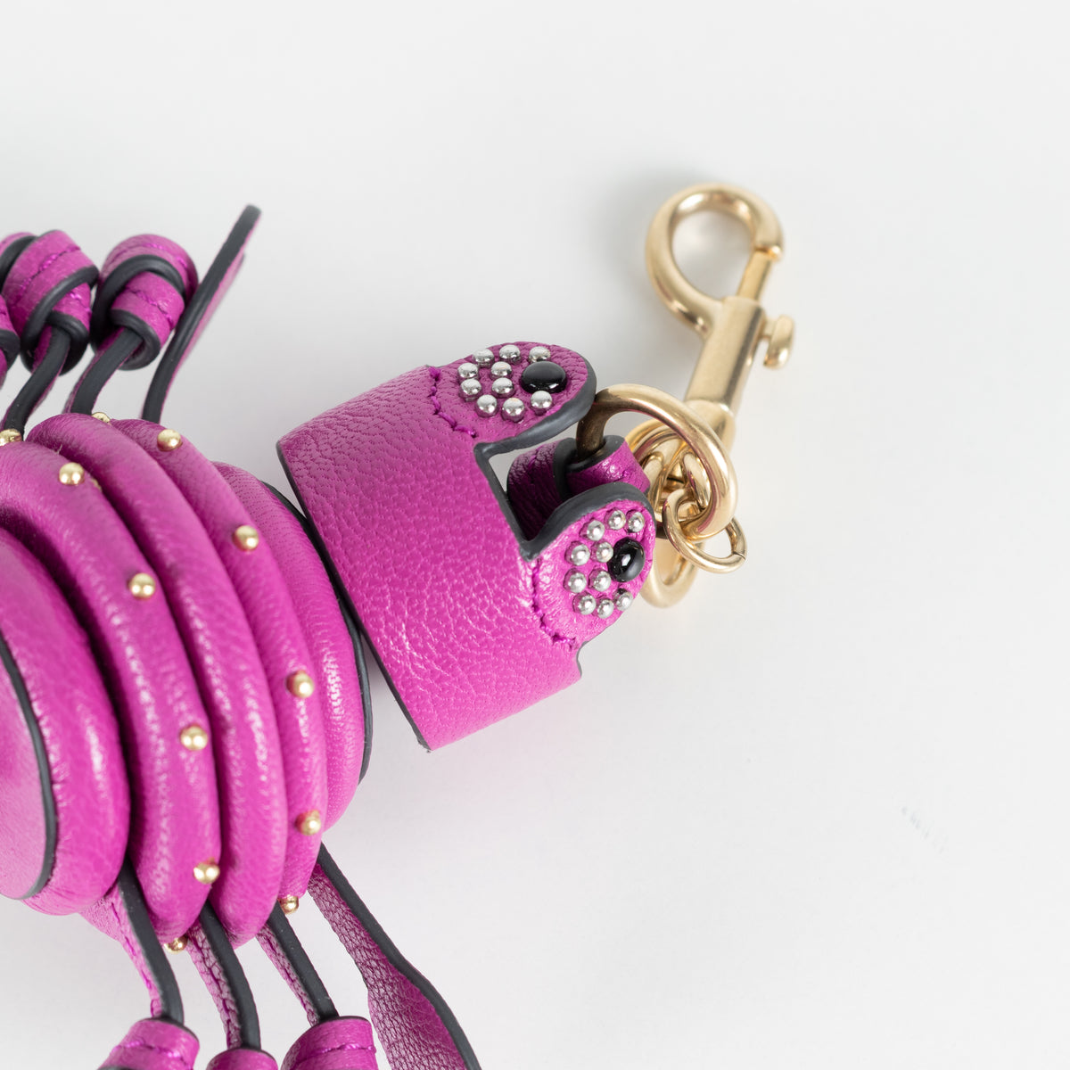 Anya Hindmarch Charm Character Purple Crab Keyring