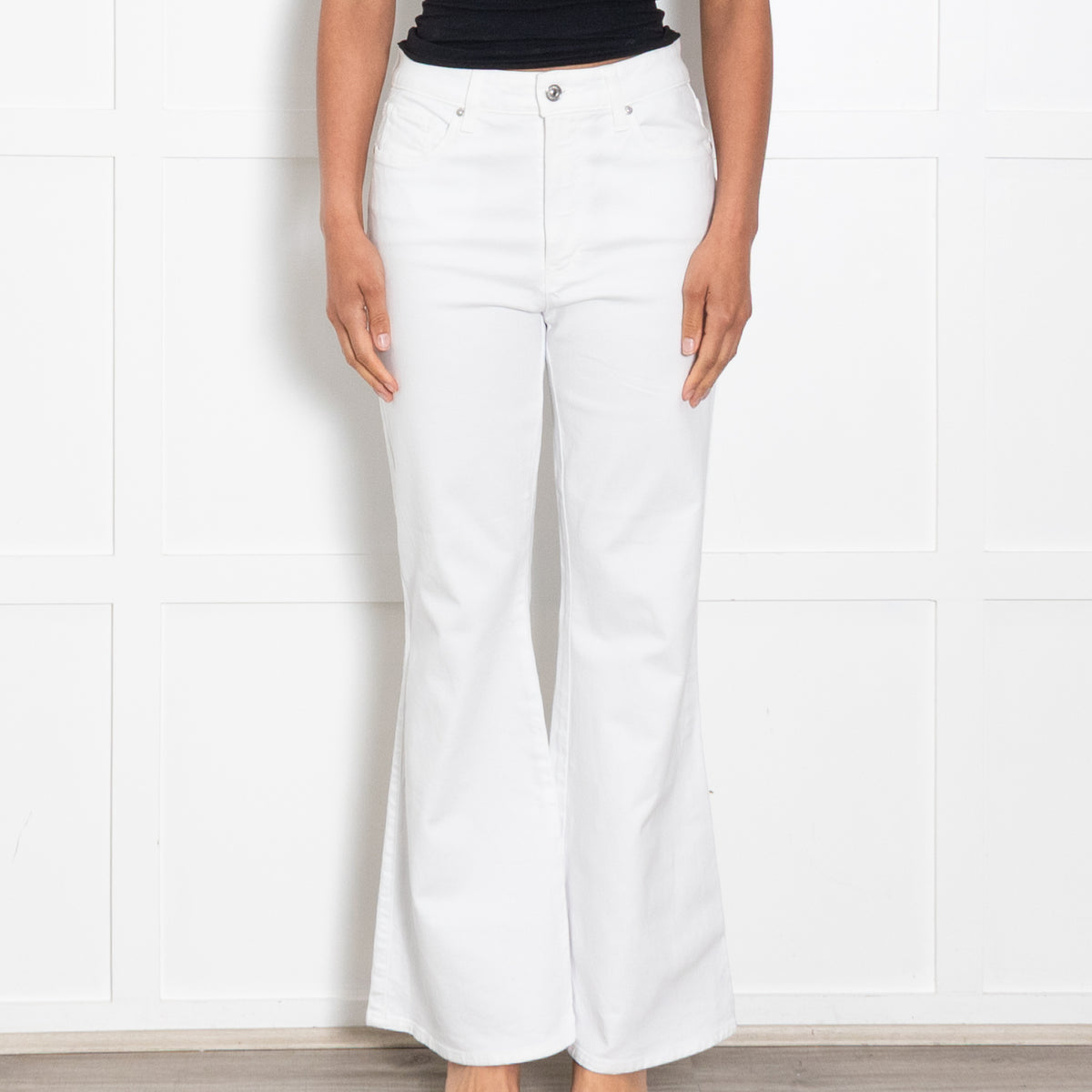 Paige White Marlow Skimmer Jeans