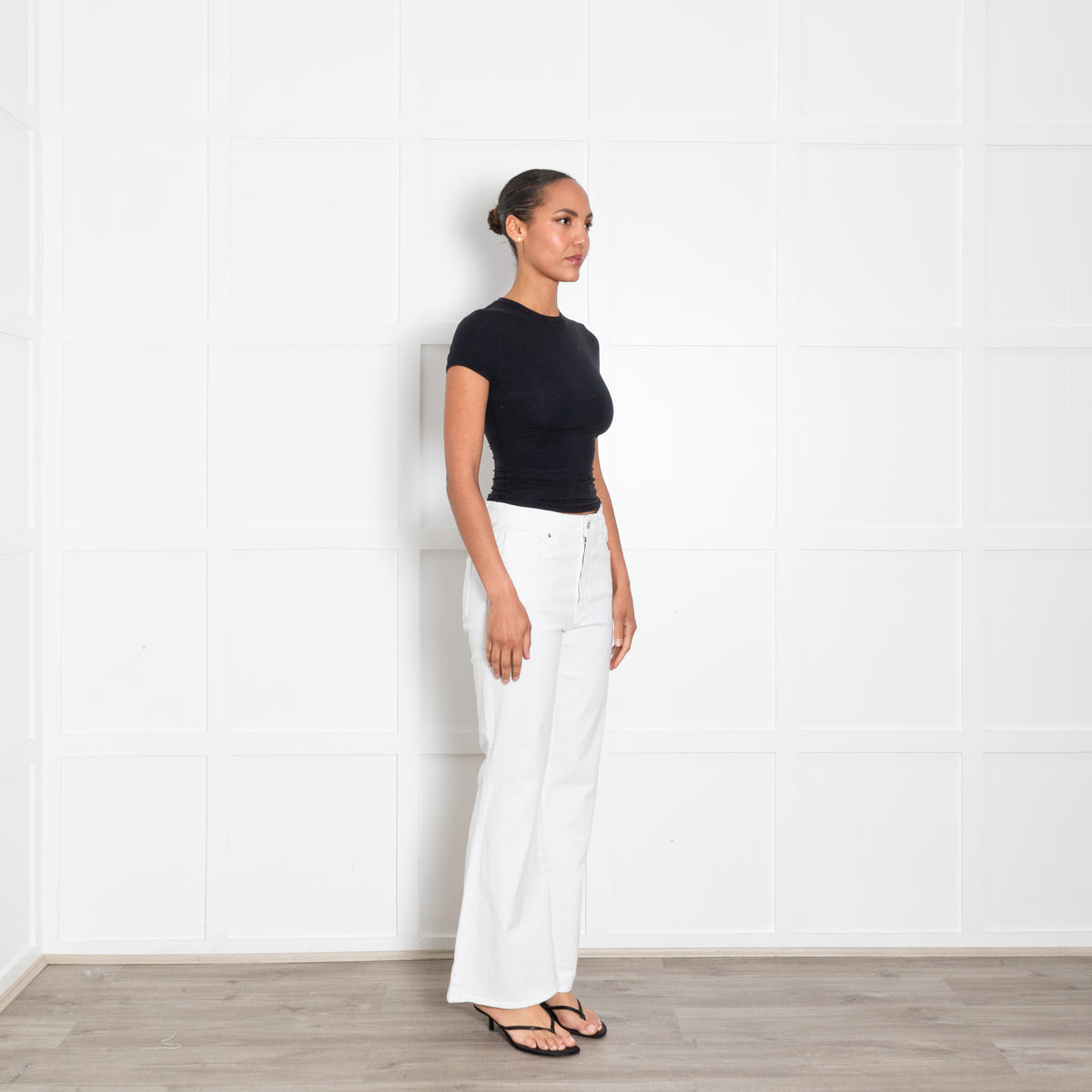 Paige White Marlow Skimmer Jeans