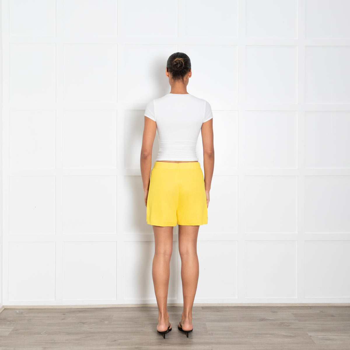 Joseph Yellow Knitted Shorts