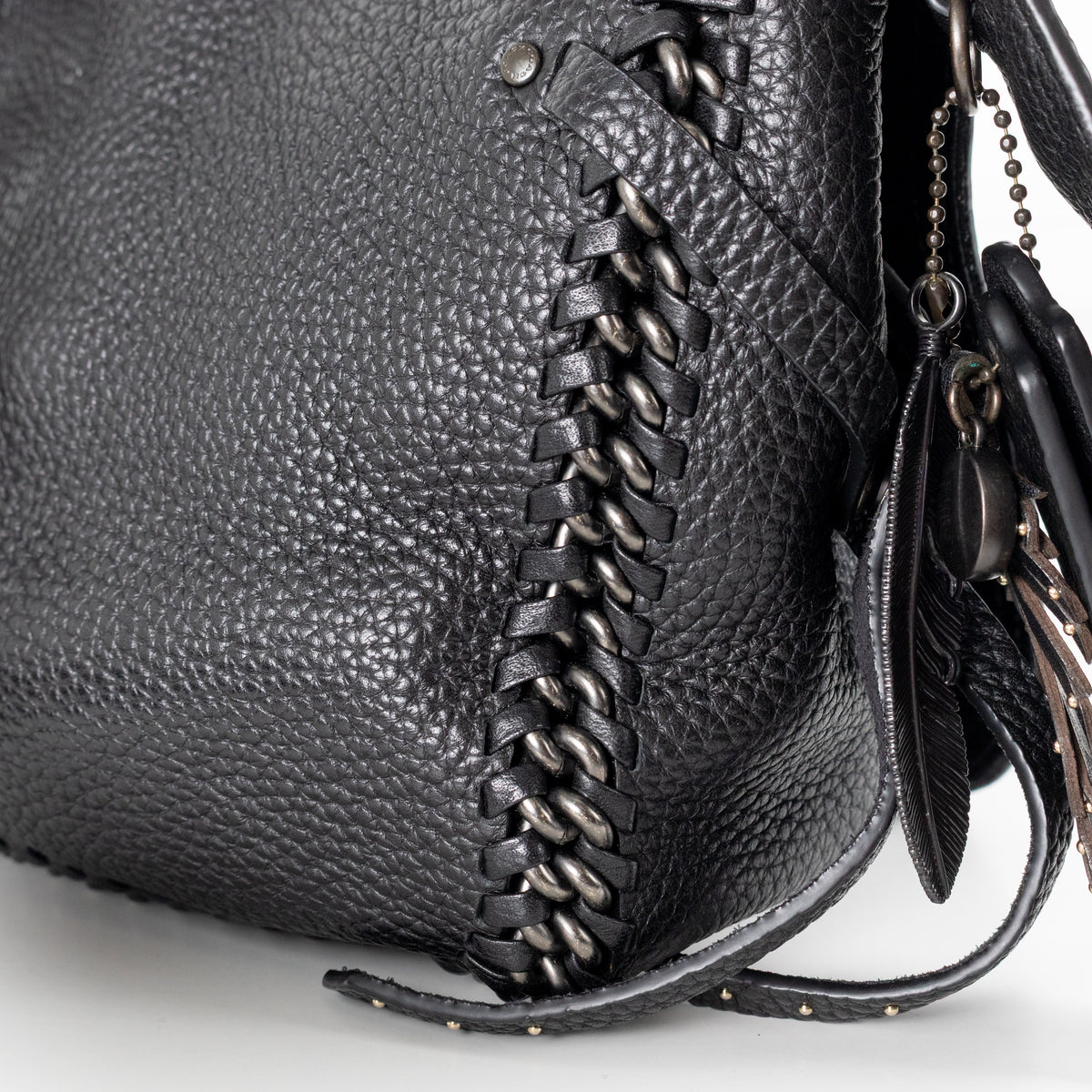 Coach Black Dakota Leather Shoulder Bag