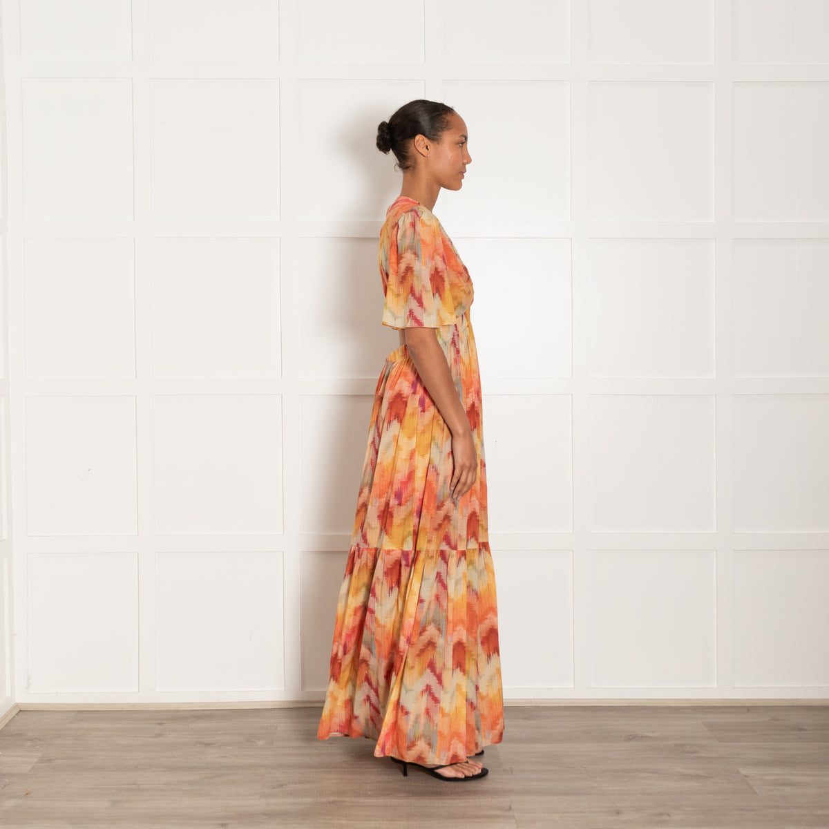 ba&sh Axana Cotton Multicoloured Maxi Dress