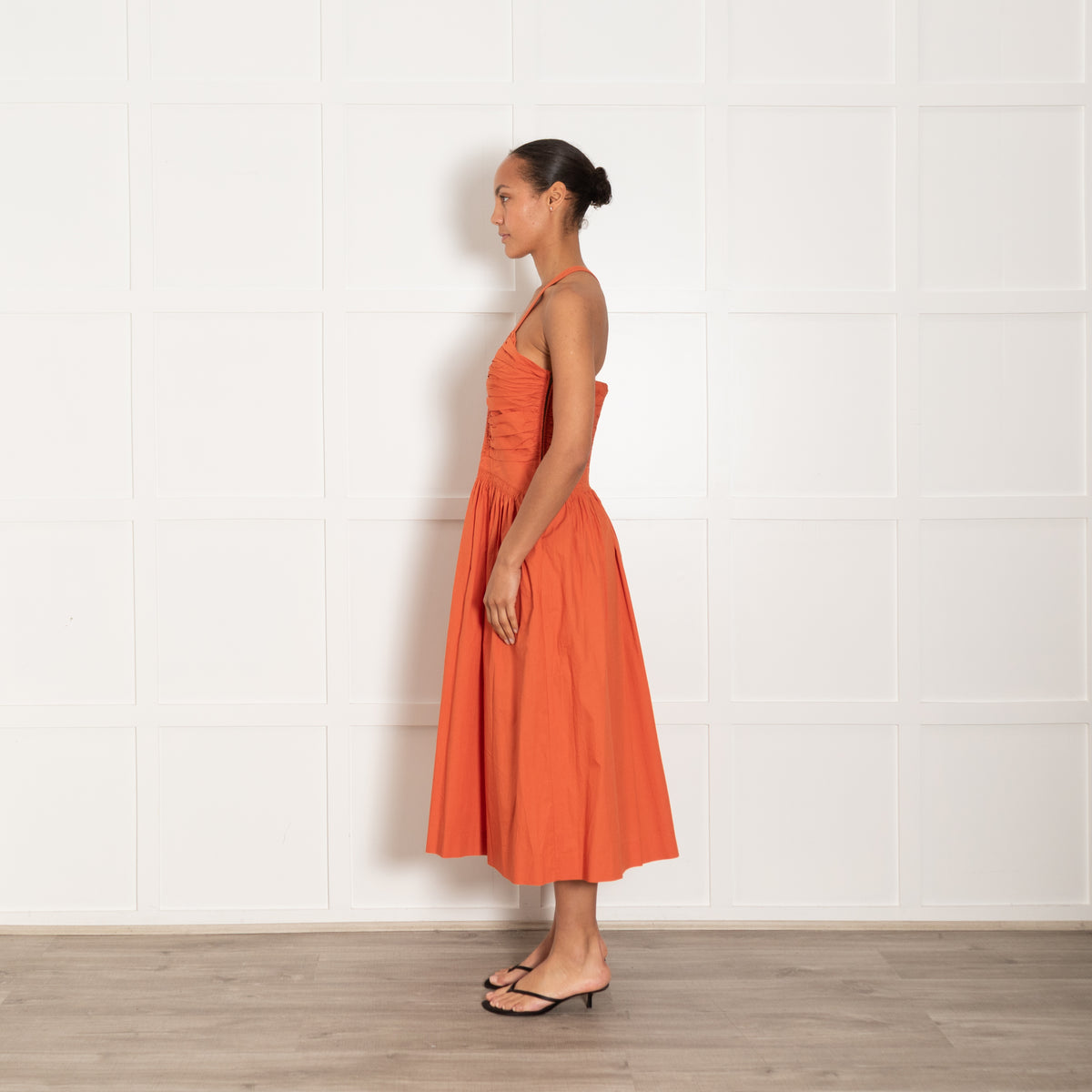 Ulla Johnson Laurelin Dress In Dark Coral