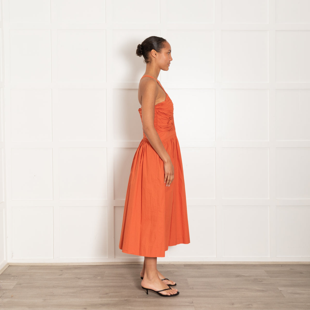 Ulla Johnson Laurelin Dress In Dark Coral