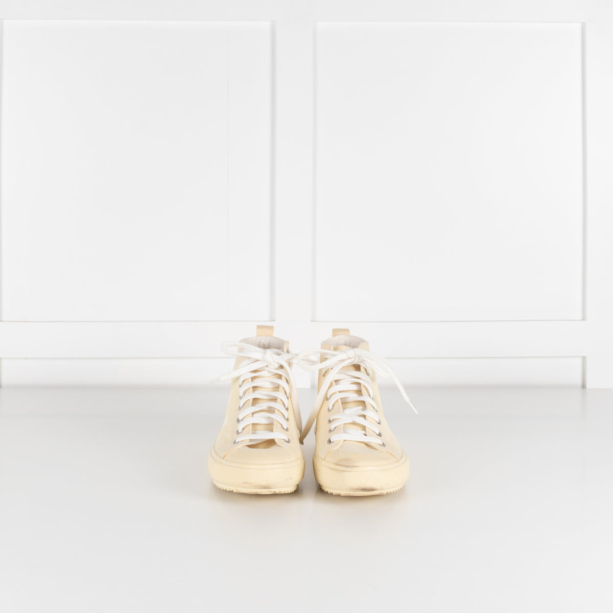 Veja Off White Canvas Logo High Top