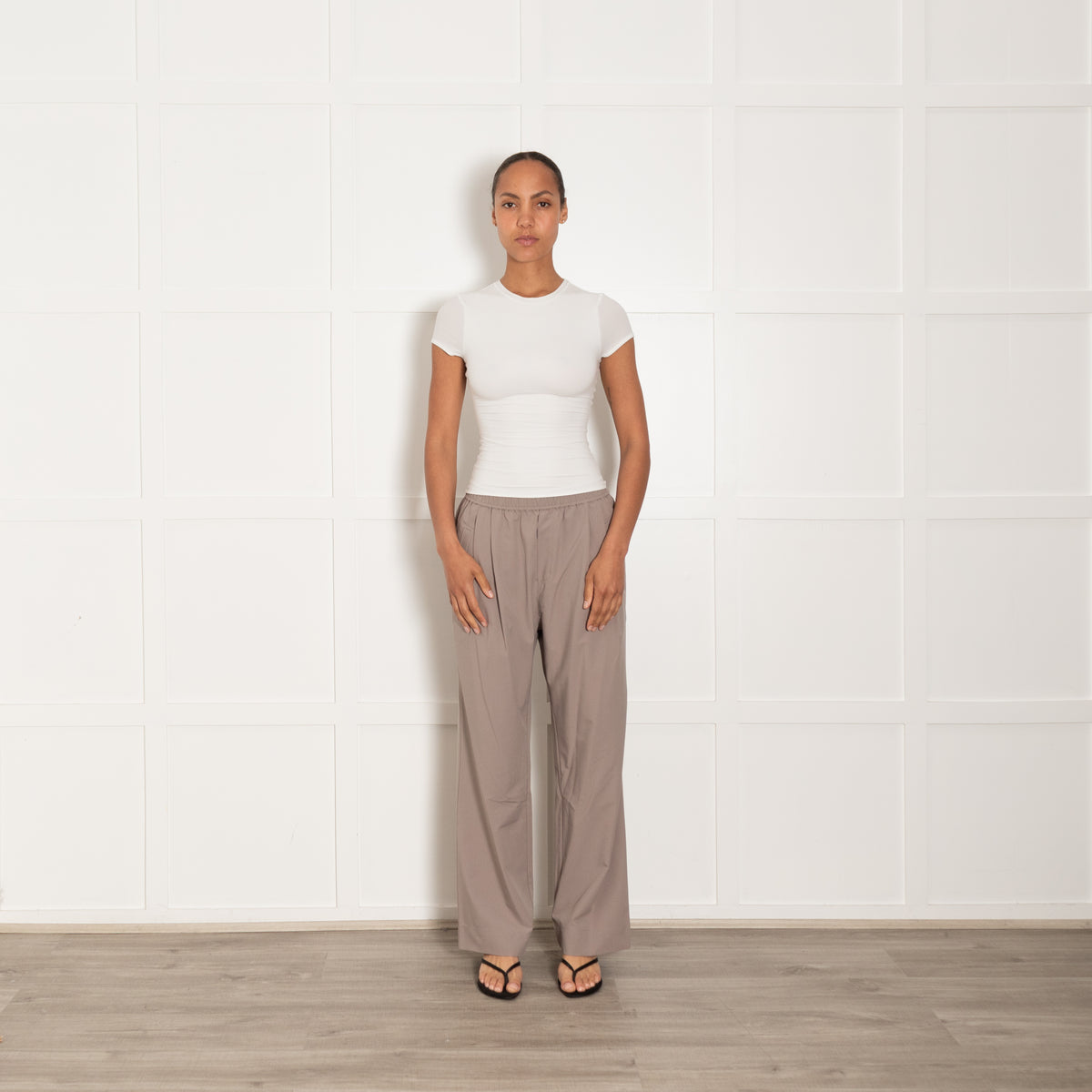 Varley Brown Joggers With Pockets