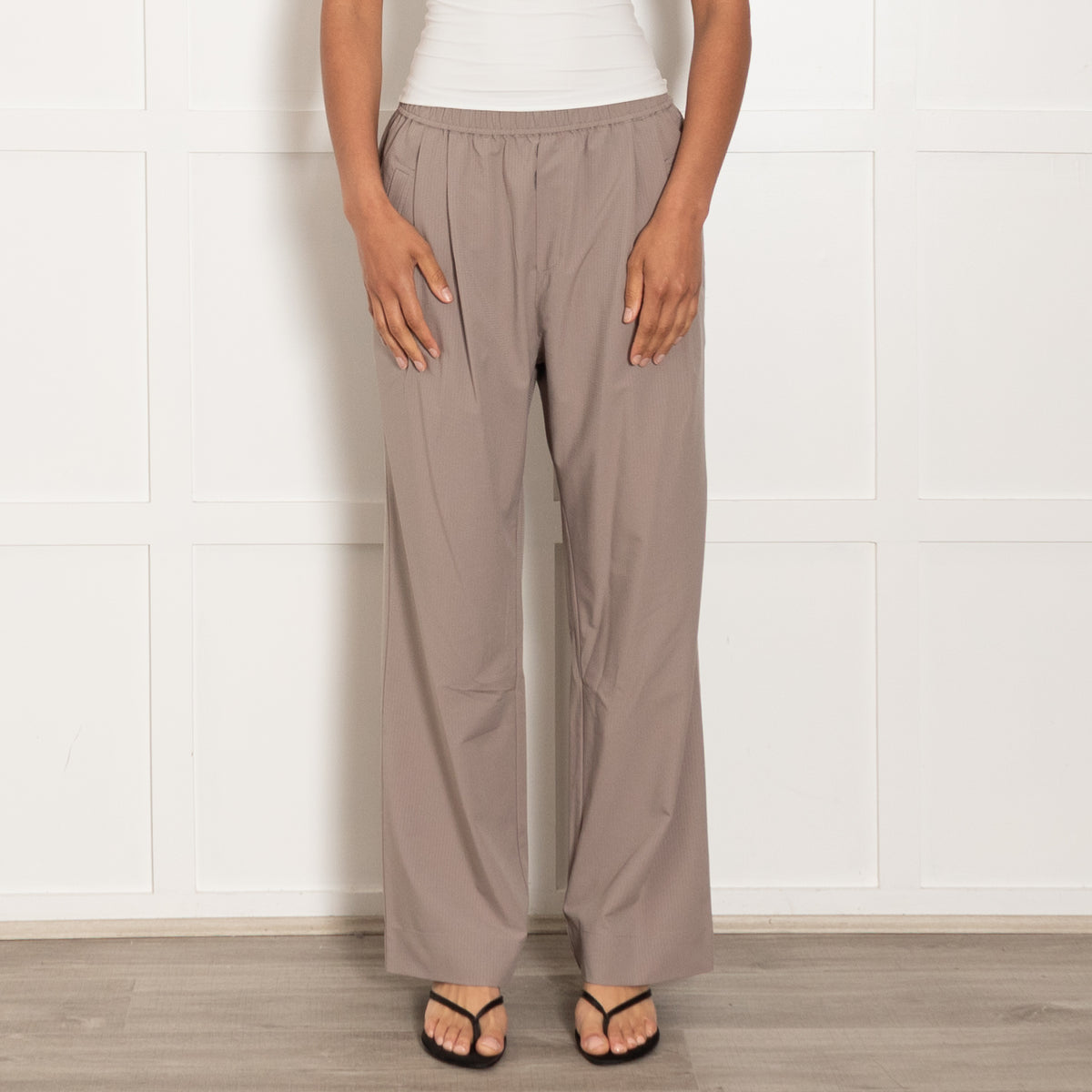 Varley Brown Joggers With Pockets