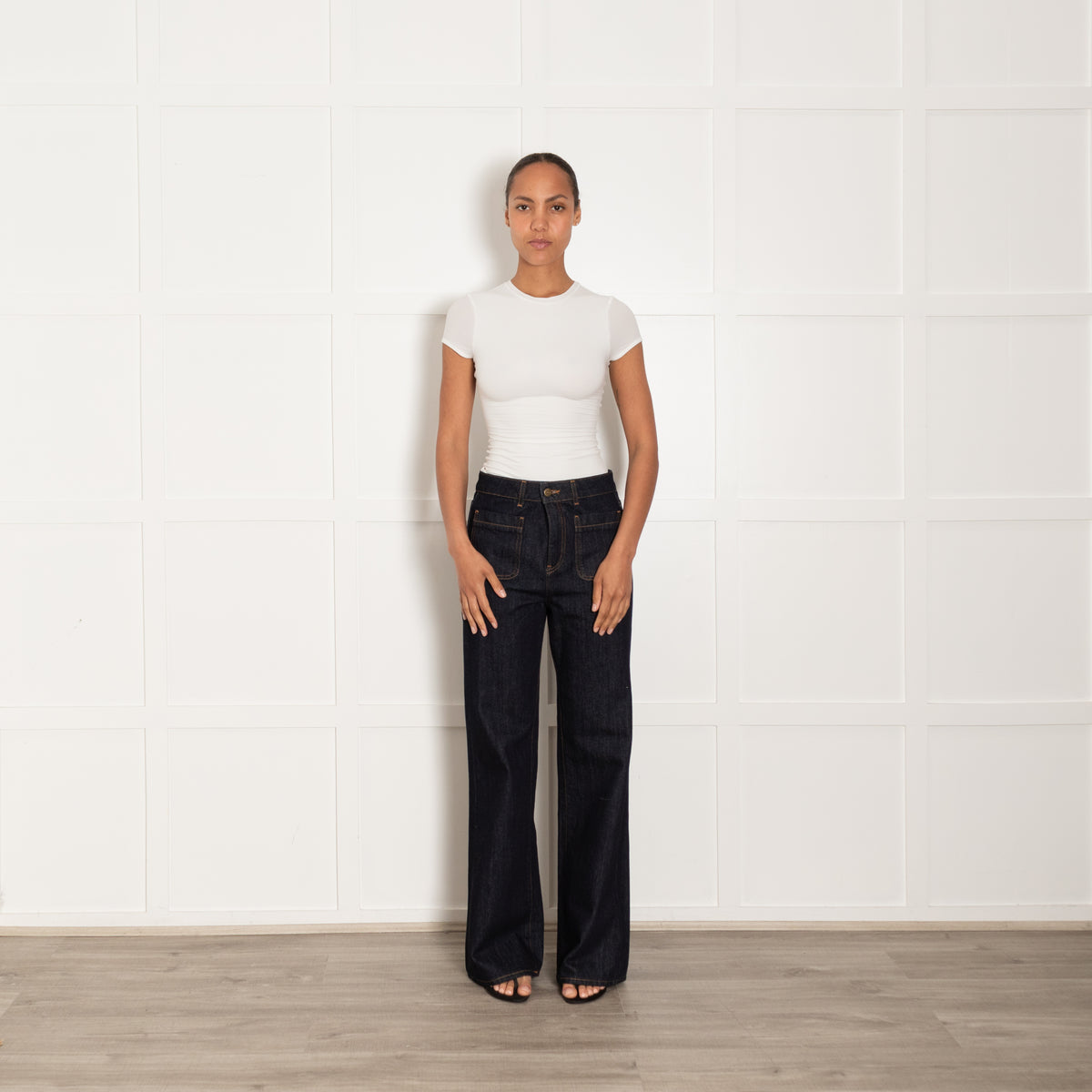 Me + Em Patch Pocket Leg Elongator Jeans