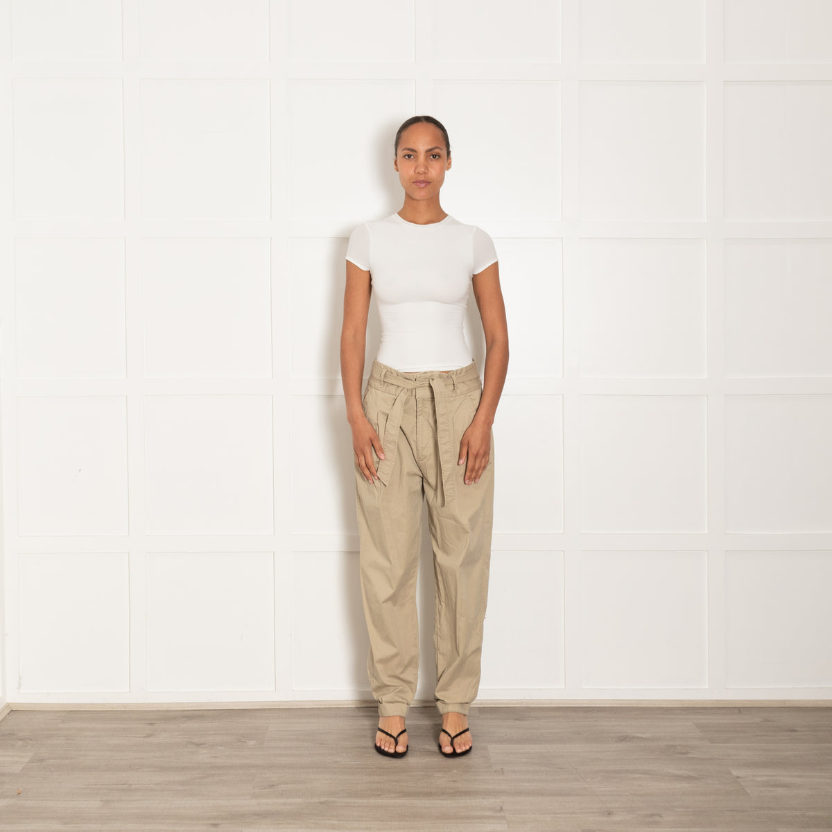 Polo by Ralph Lauren Beige/Khaki Trousers With Belt