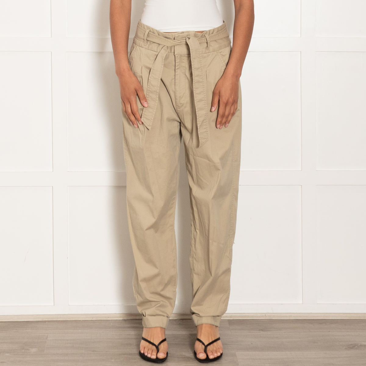 Polo by Ralph Lauren Beige/Khaki Trousers With Belt