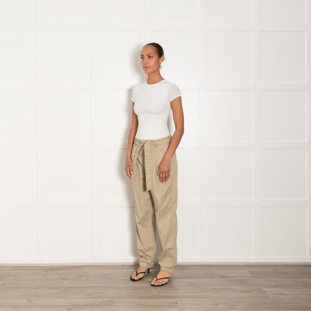 Polo by Ralph Lauren Beige/Khaki Trousers With Belt