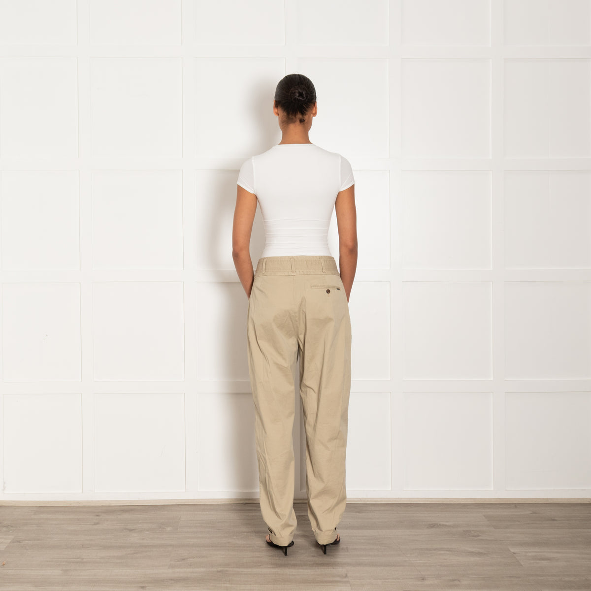 Polo by Ralph Lauren Beige/Khaki Trousers With Belt