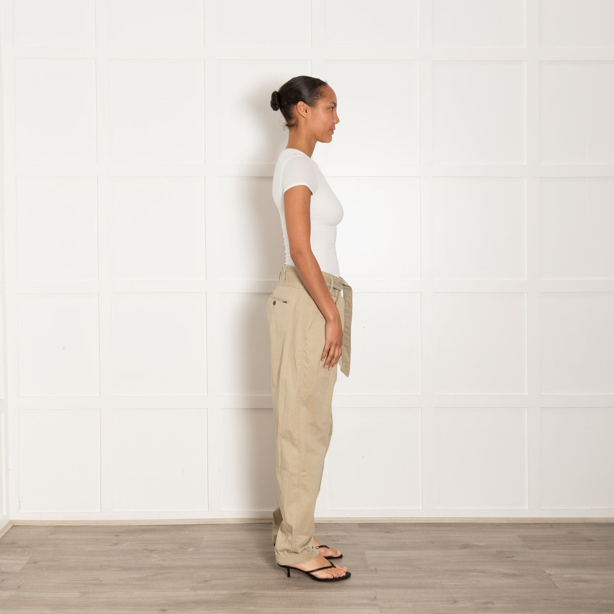 Polo by Ralph Lauren Beige/Khaki Trousers With Belt