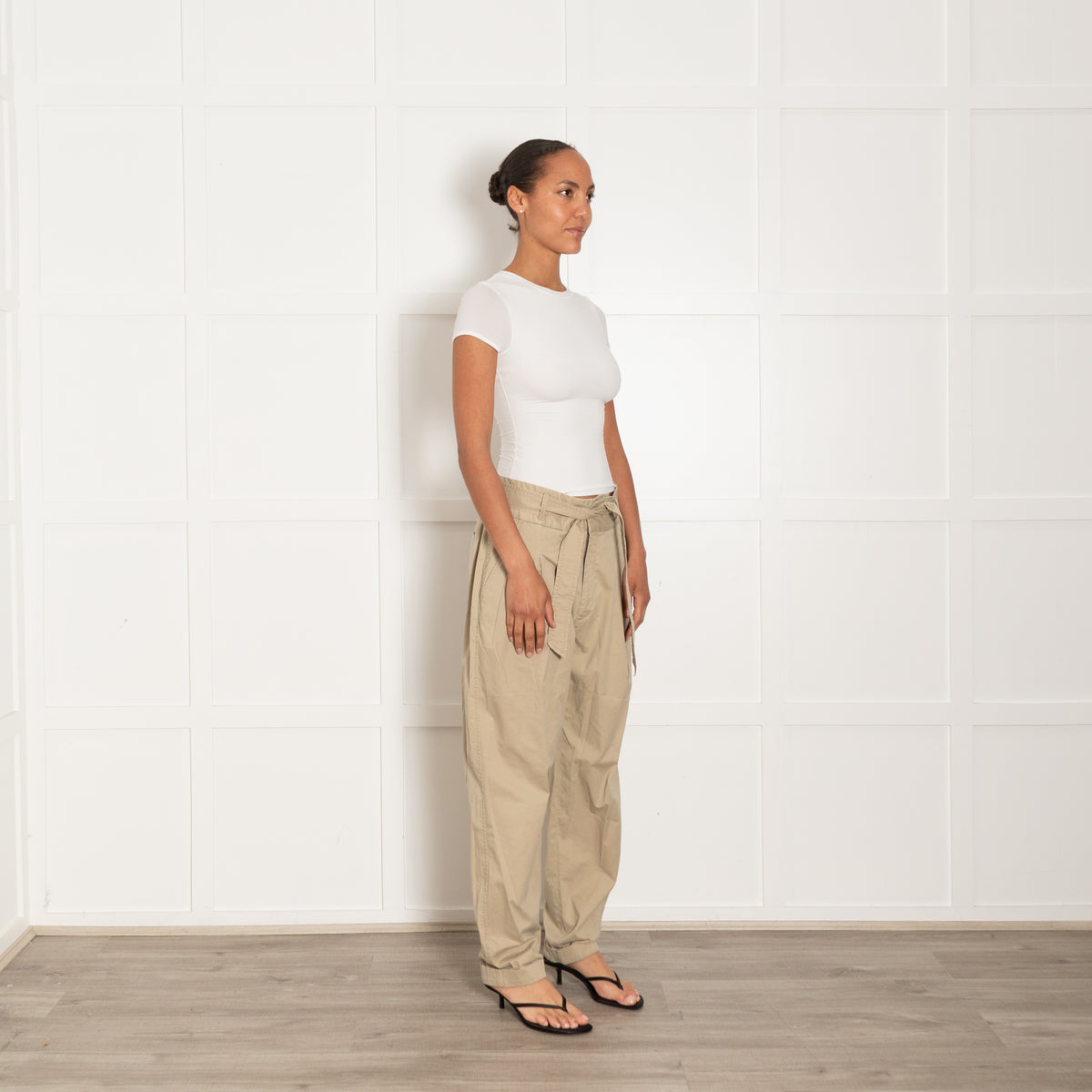 Polo by Ralph Lauren Beige/Khaki Trousers With Belt