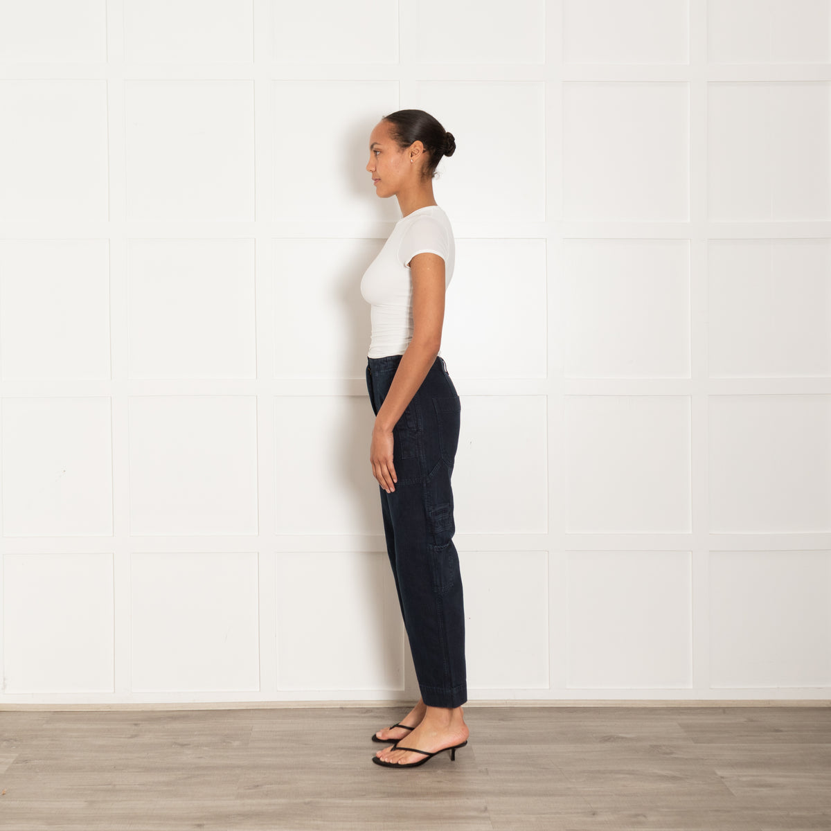 Me + Em Navy Engineered Trousers