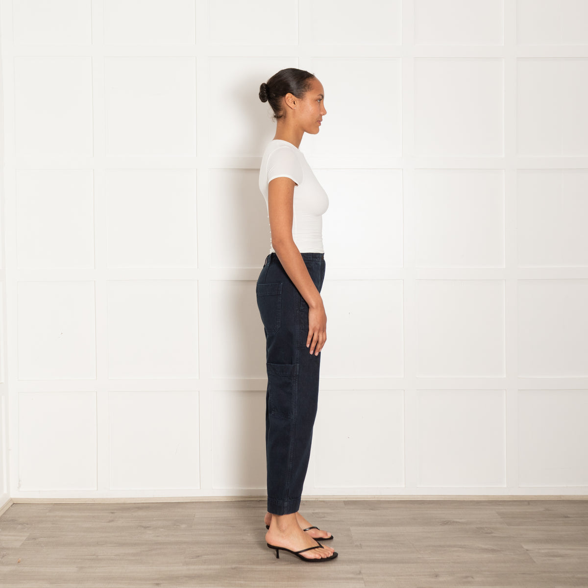 Me + Em Navy Engineered Trousers