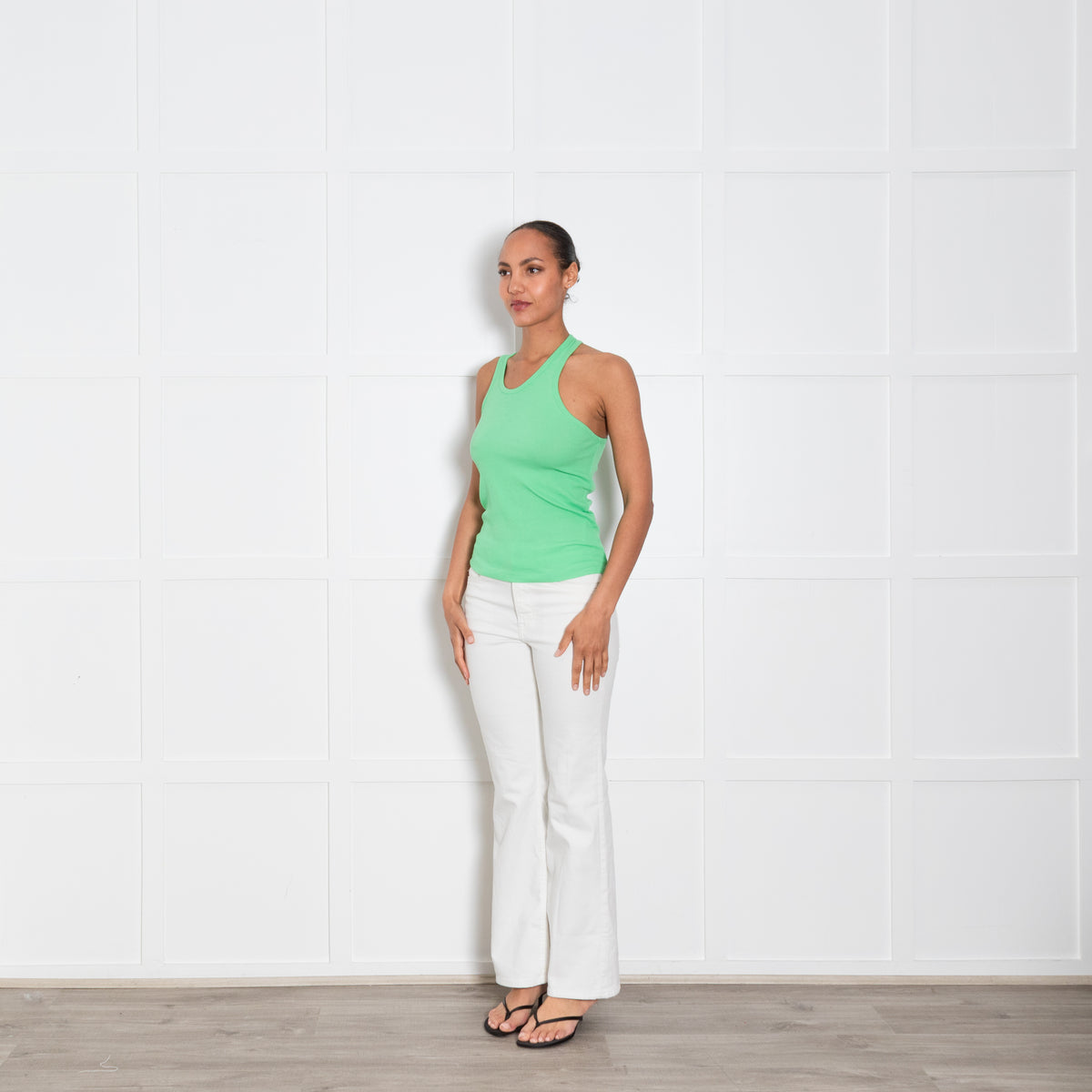Remain by Birger Christensen Green Ribbed Vest