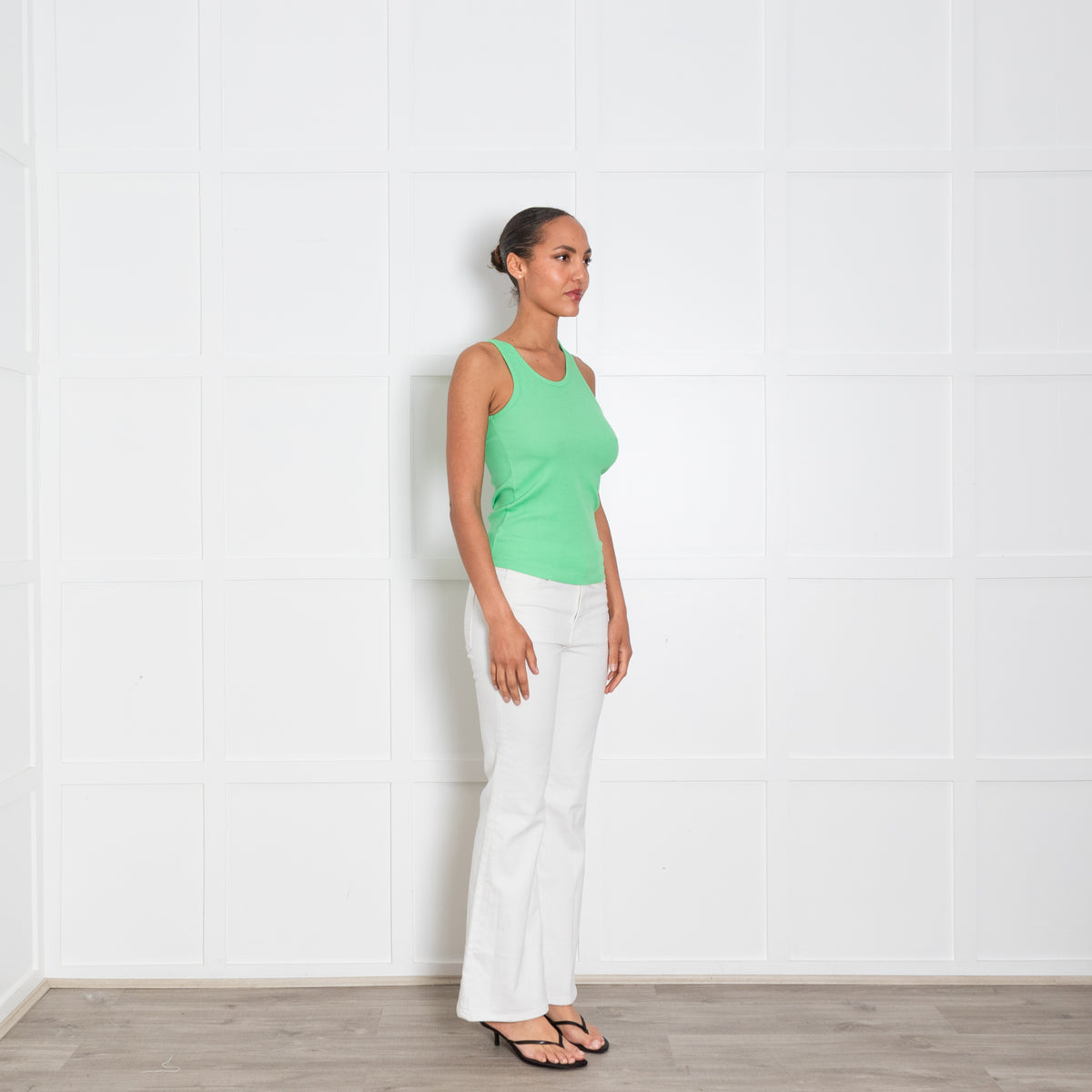 Remain by Birger Christensen Green Ribbed Vest