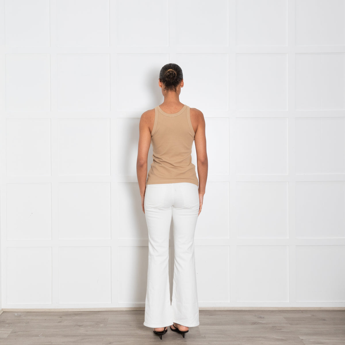 Toteme Tan Ribbed Vest
