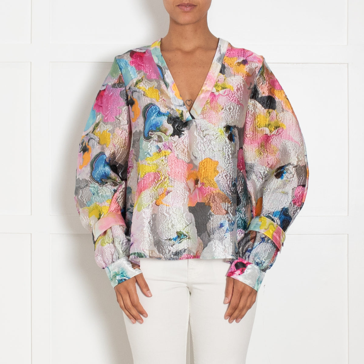 Stine Goya Nandya Liquified Orchid Top