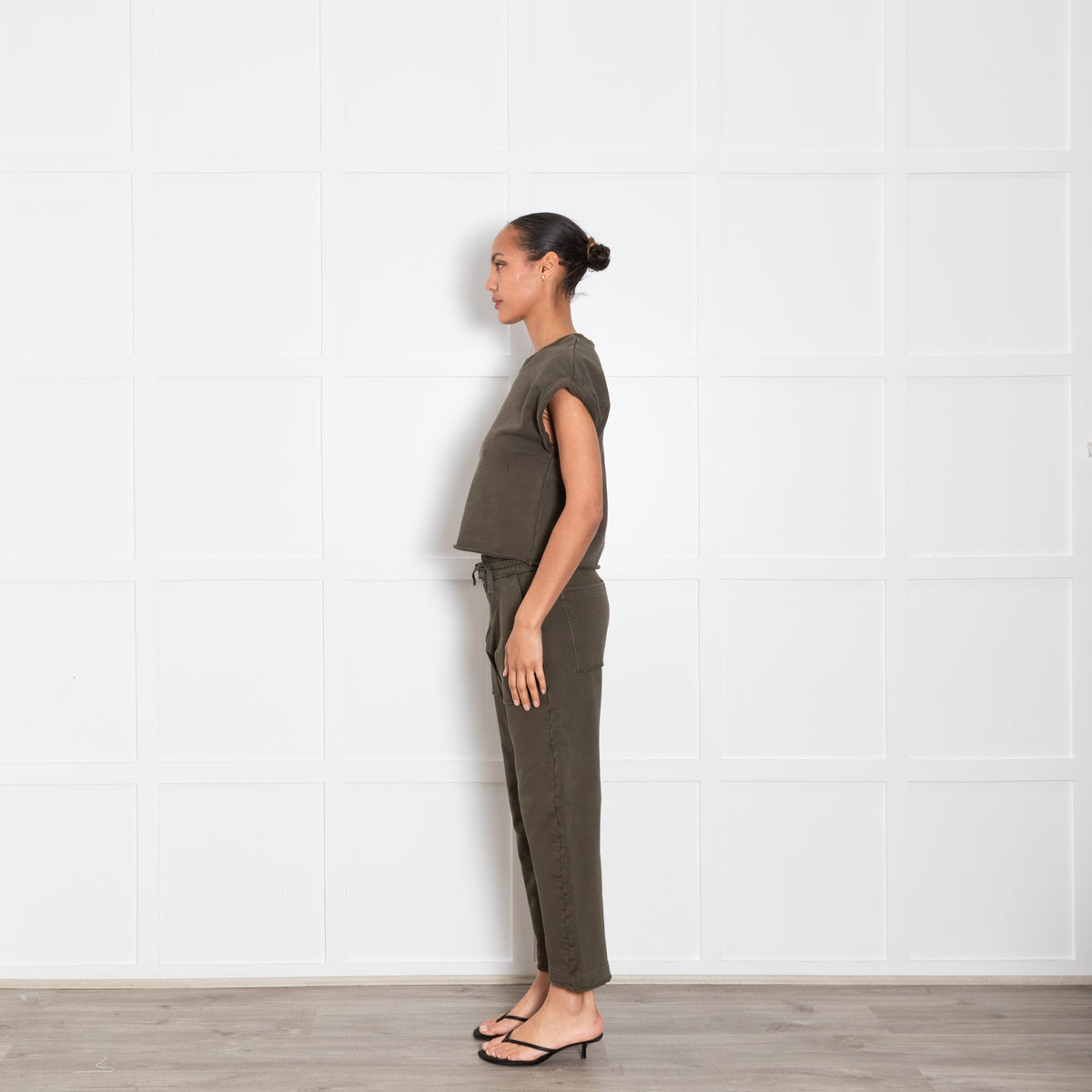 Me + Em Khaki Sleeveless Sweater Vest