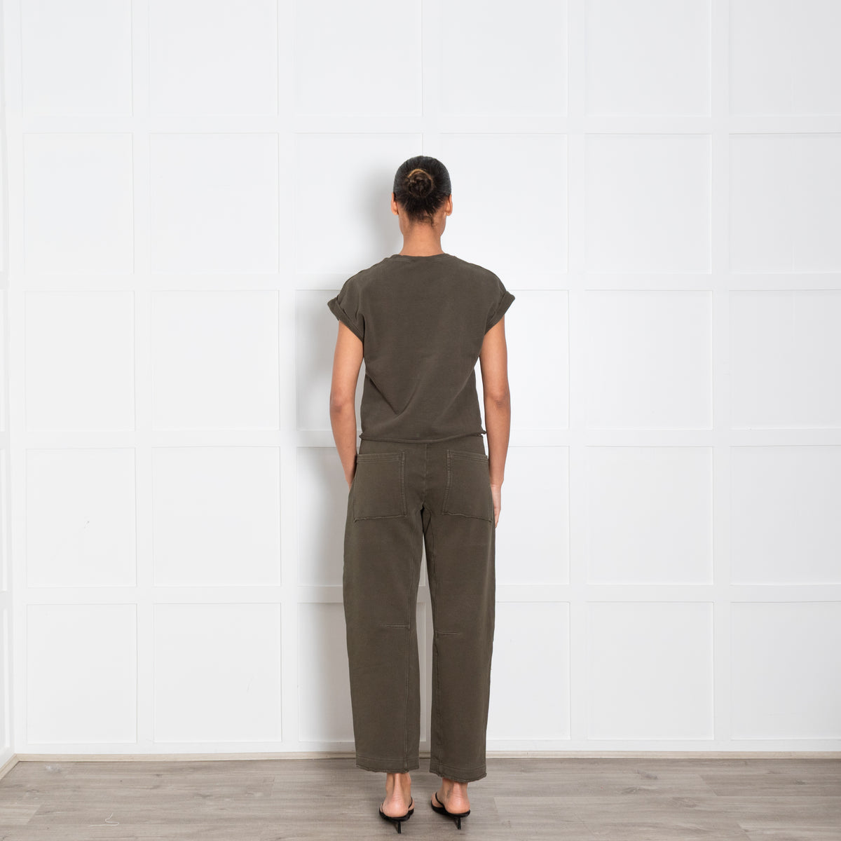 Me + Em Khaki Sleeveless Sweater Vest