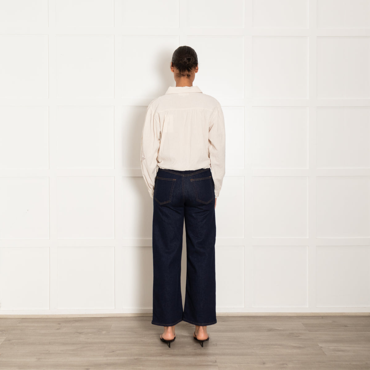 Ba&sh Beige Peter Pan Blouse