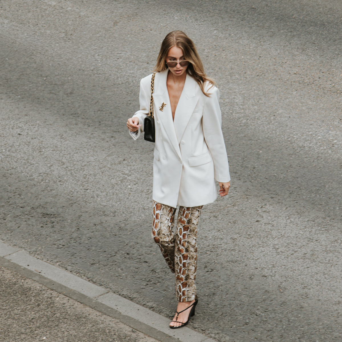 Raey Dream Double Breasted Fluid Jacket Ivory