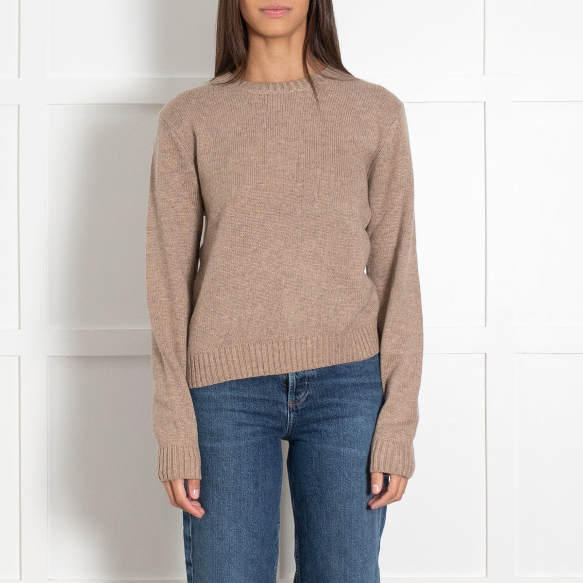 Pieszak Denim Brown Round Neck Sweater - Image 2